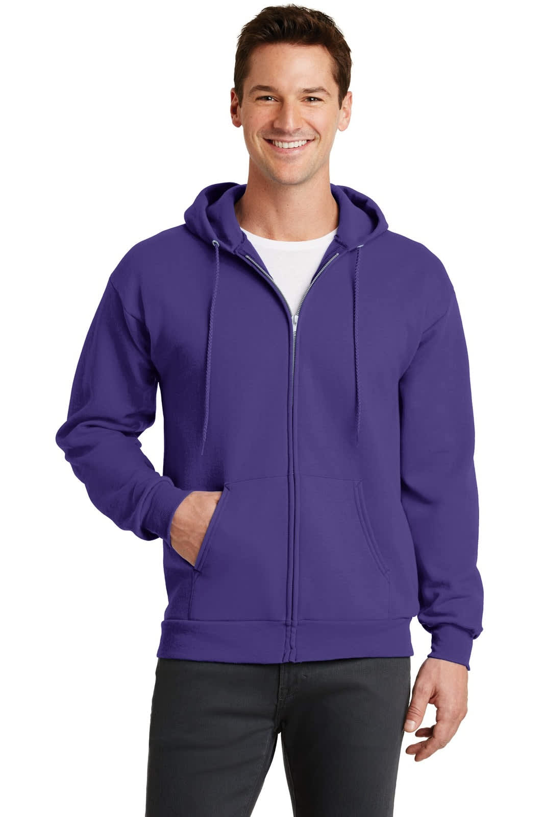 Port & Company - Core Fleece Full-Zip Hooded Sweatshirt