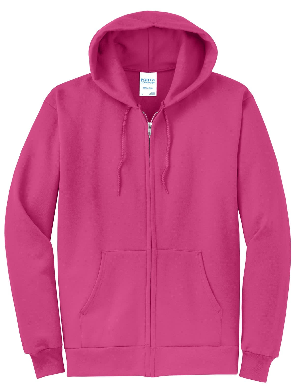 Port & Company - Core Fleece Full-Zip Hooded Sweatshirt
