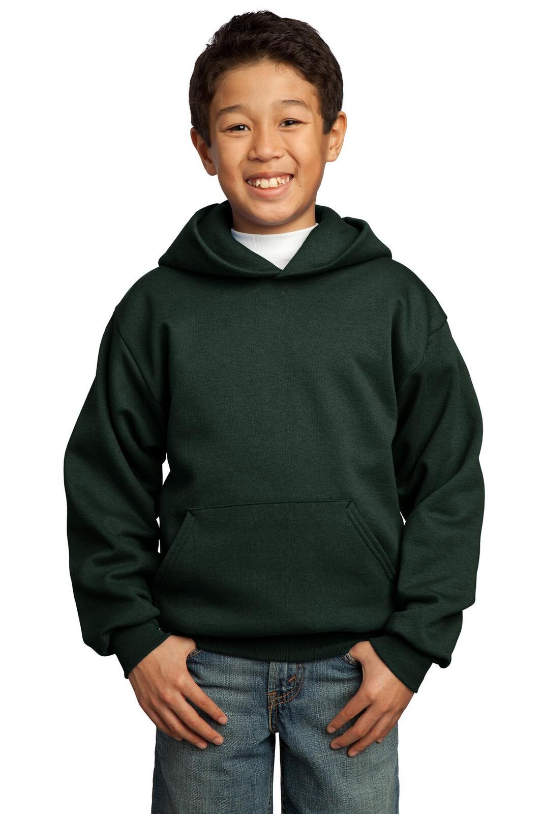 Port & Company - Youth Core Fleece Pullover Hooded Sweatshirt