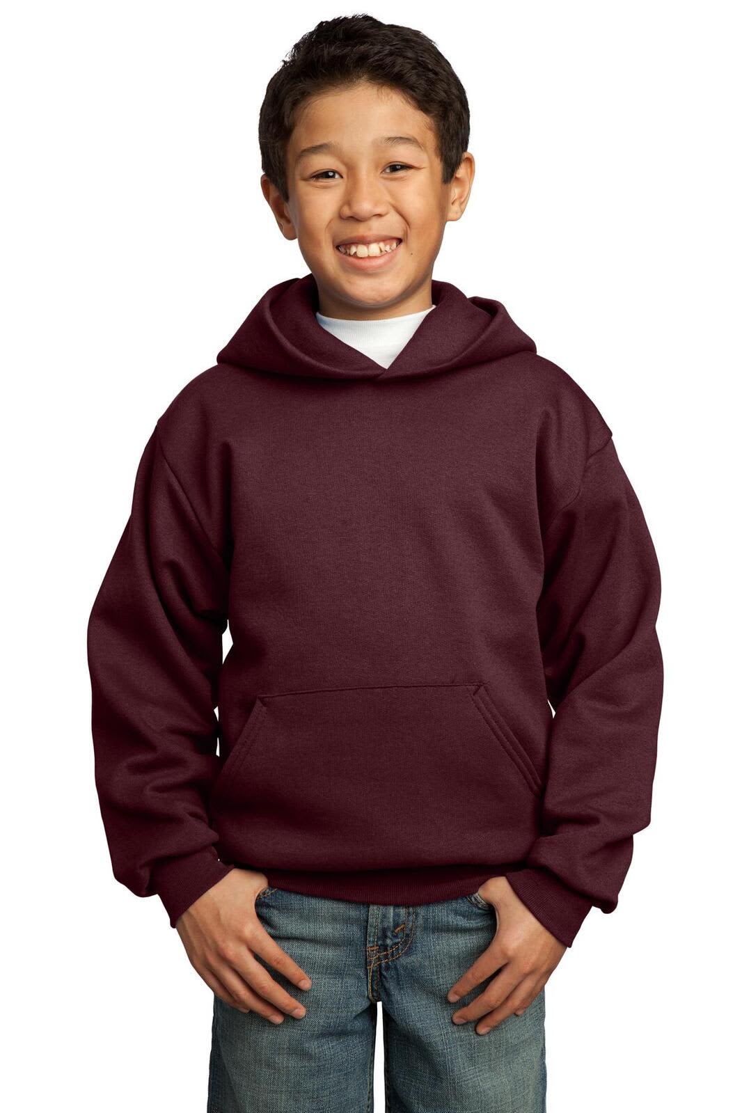 Port & Company - Youth Core Fleece Pullover Hooded Sweatshirt