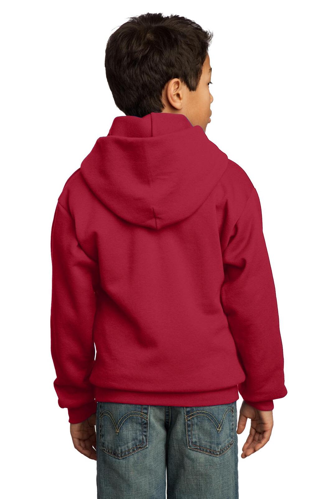 Port & Company - Youth Core Fleece Pullover Hooded Sweatshirt