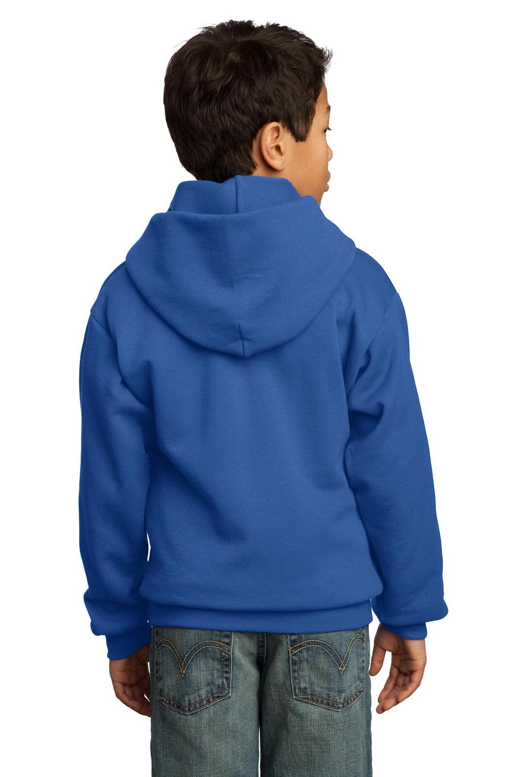 Port & Company - Youth Core Fleece Pullover Hooded Sweatshirt