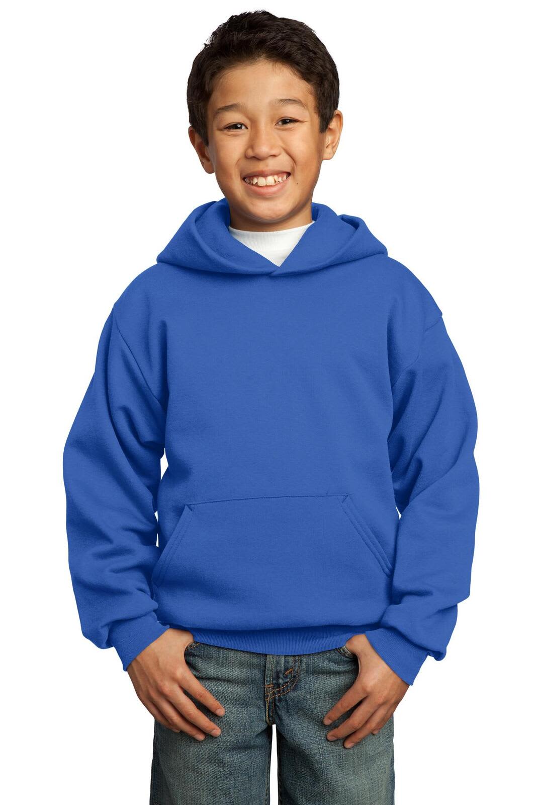 Port & Company - Youth Core Fleece Pullover Hooded Sweatshirt