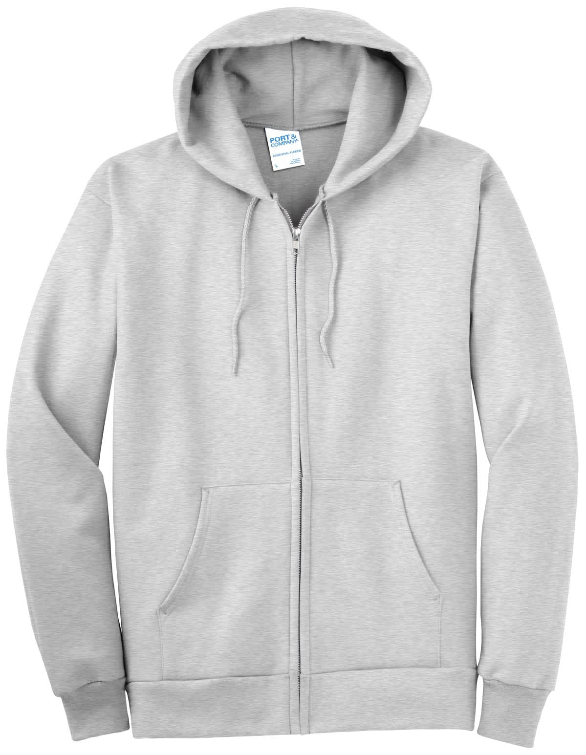 Port & Company - Essential Fleece Full-Zip Hooded Sweatshirt