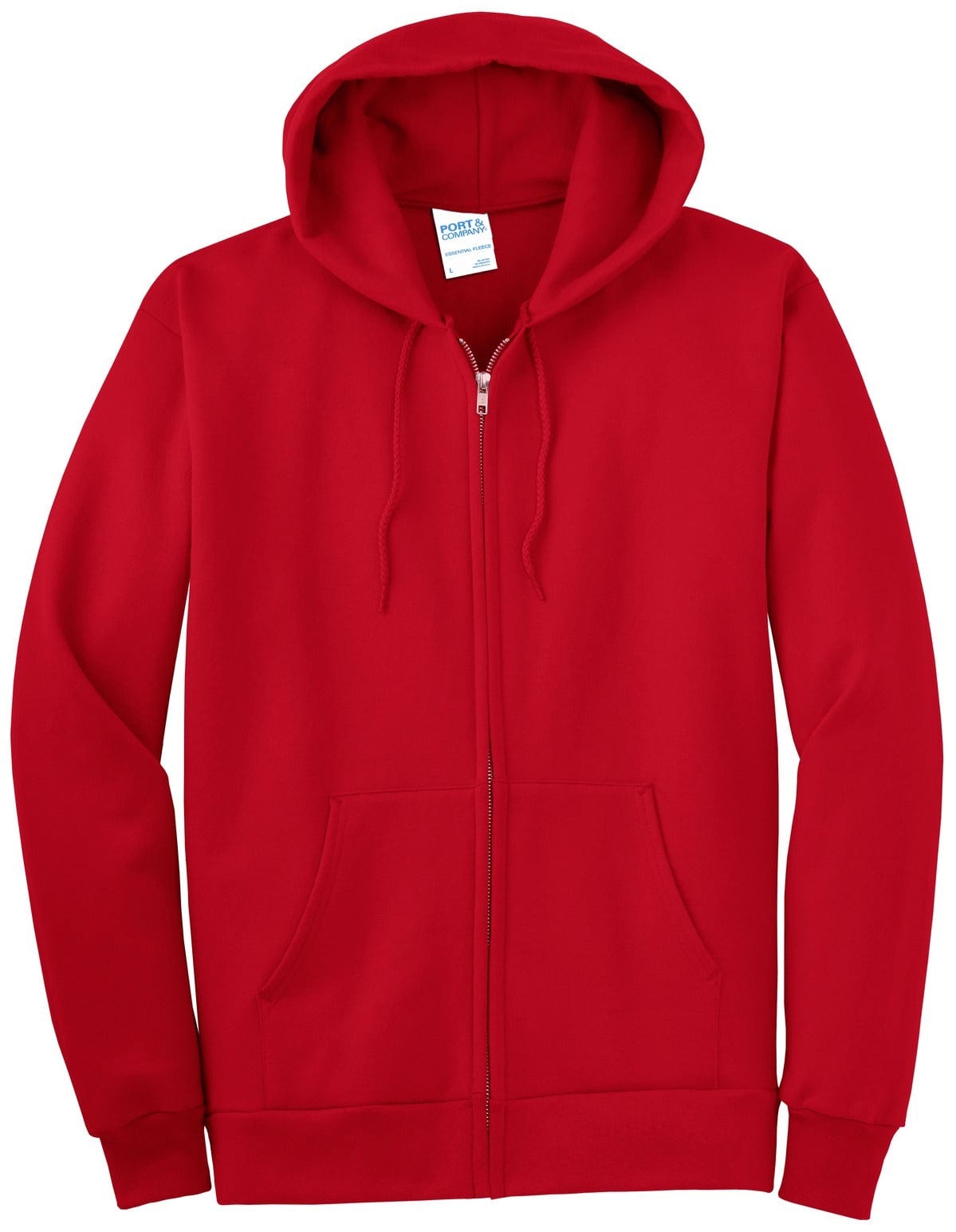 Port & Company - Essential Fleece Full-Zip Hooded Sweatshirt