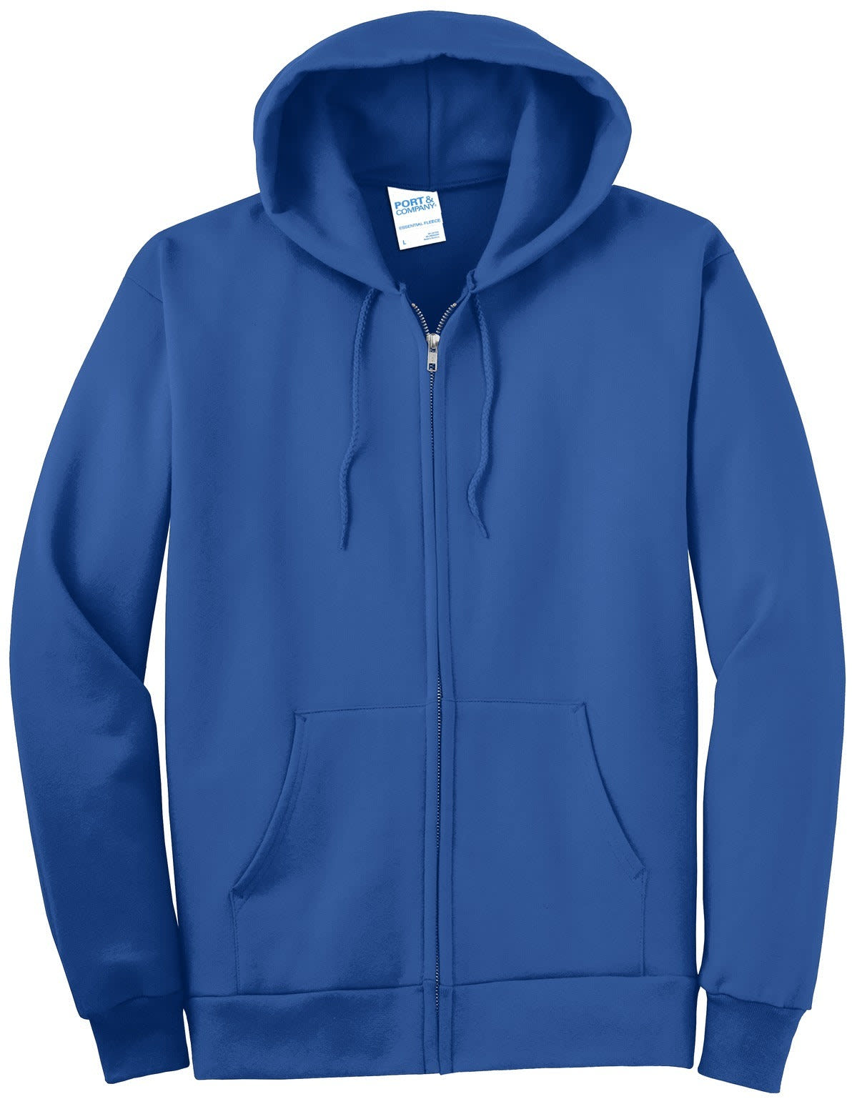 Port & Company - Essential Fleece Full-Zip Hooded Sweatshirt