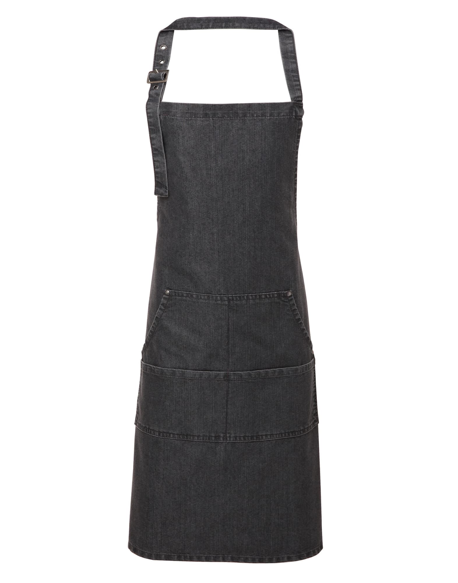 Jeans Stitch Bib Apron