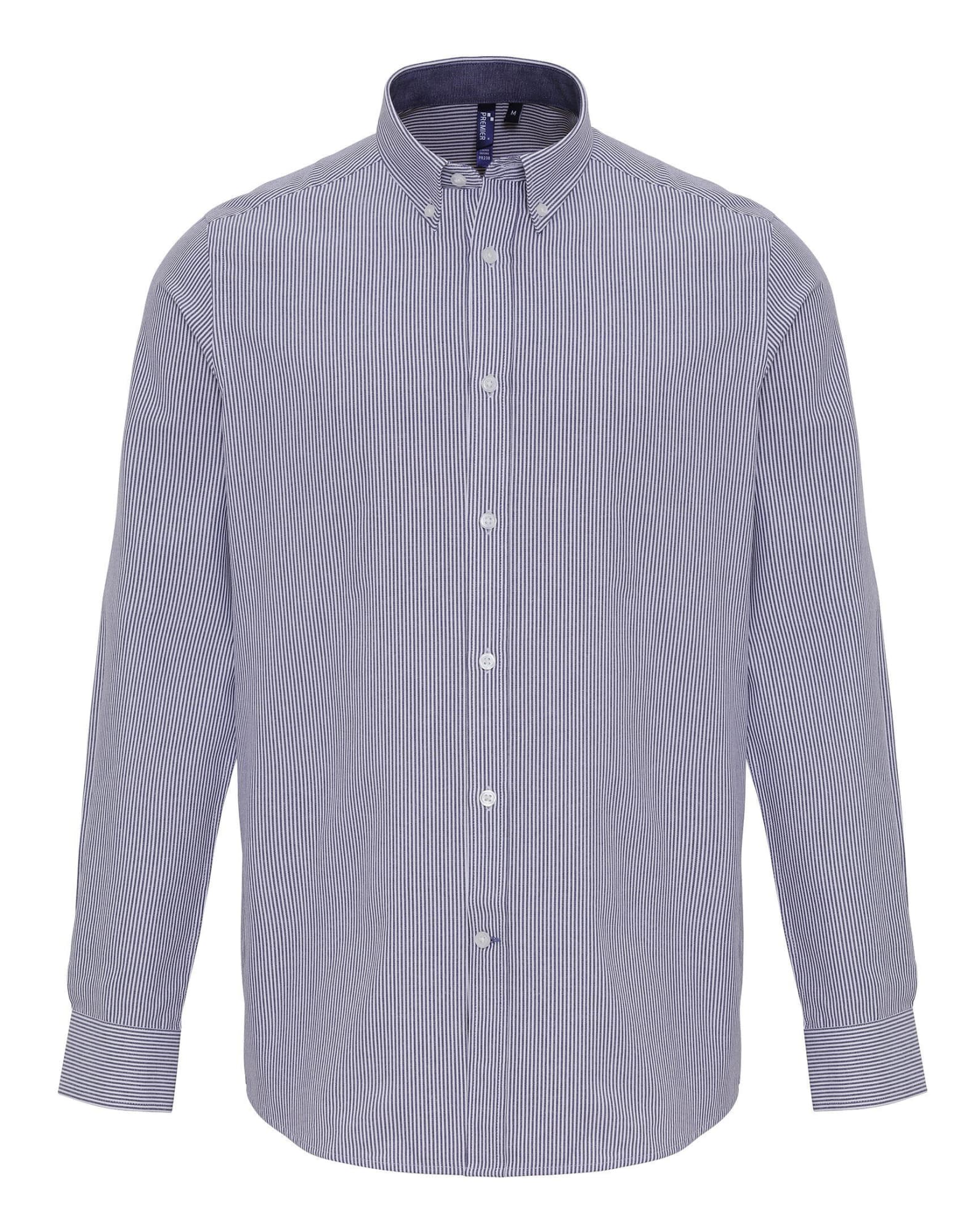 Cotton-Rich Oxford Stripes Shirt
