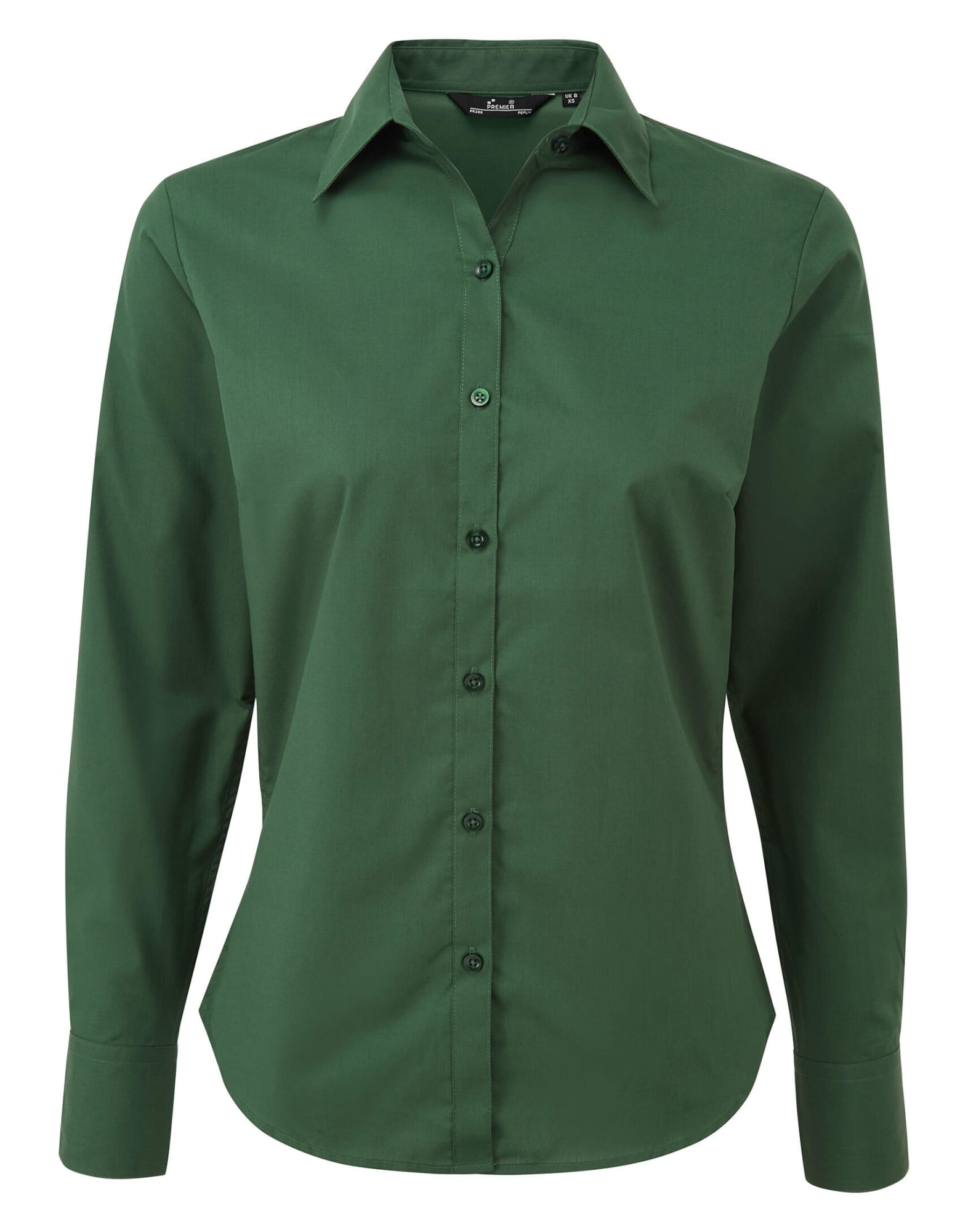 Womens Poplin L-S Blouse