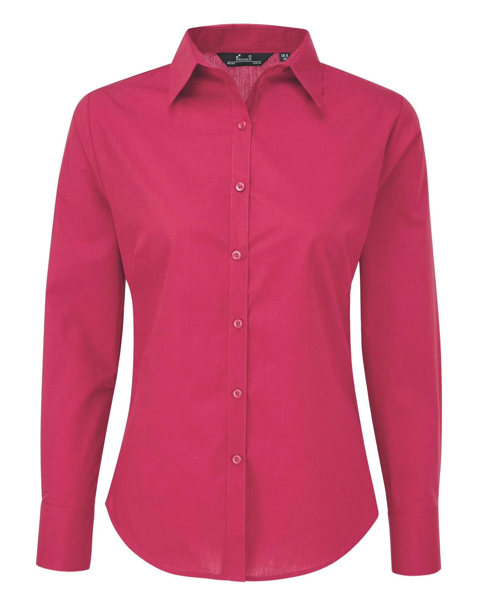 Womens Poplin L-S Blouse