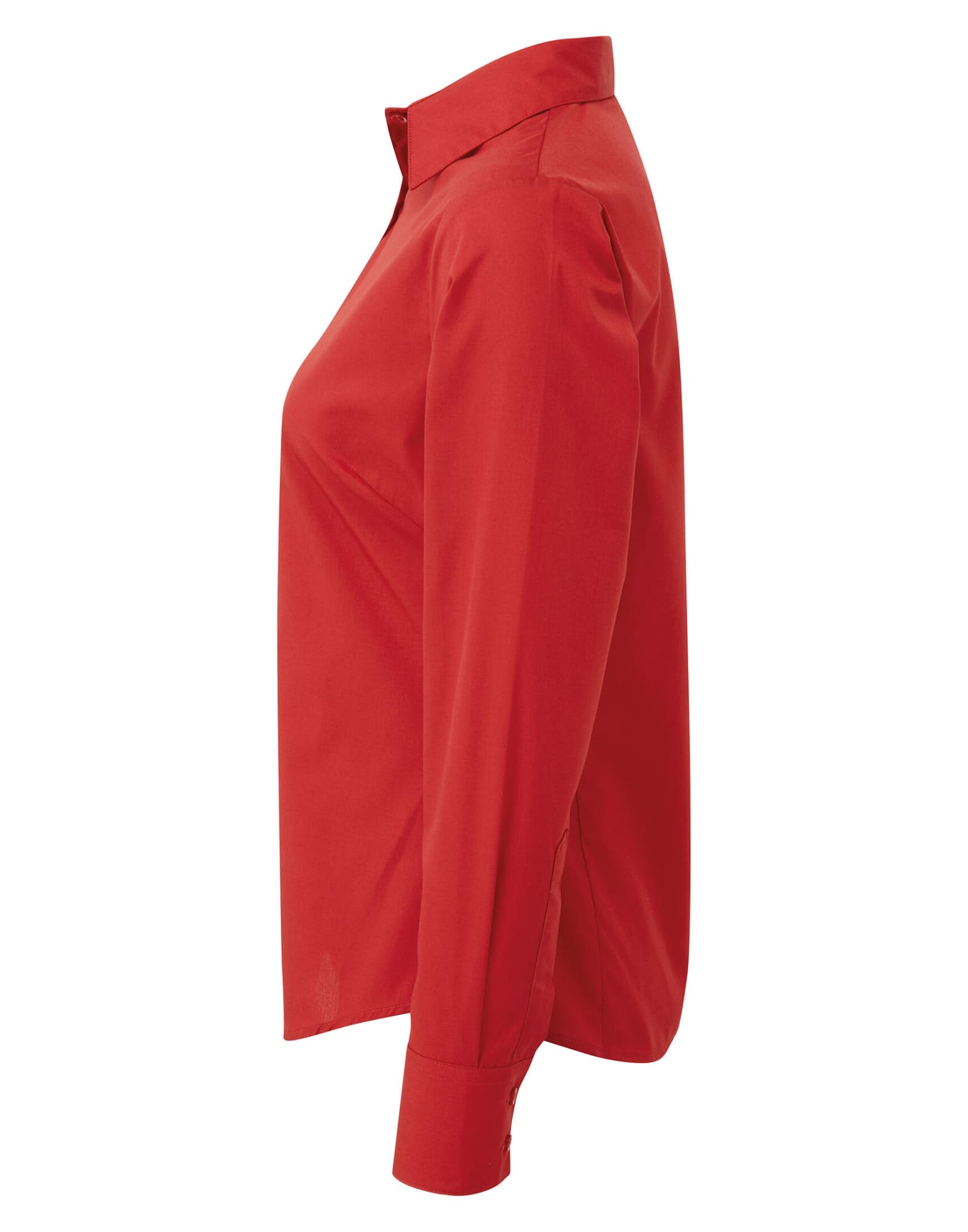 Womens Poplin L-S Blouse