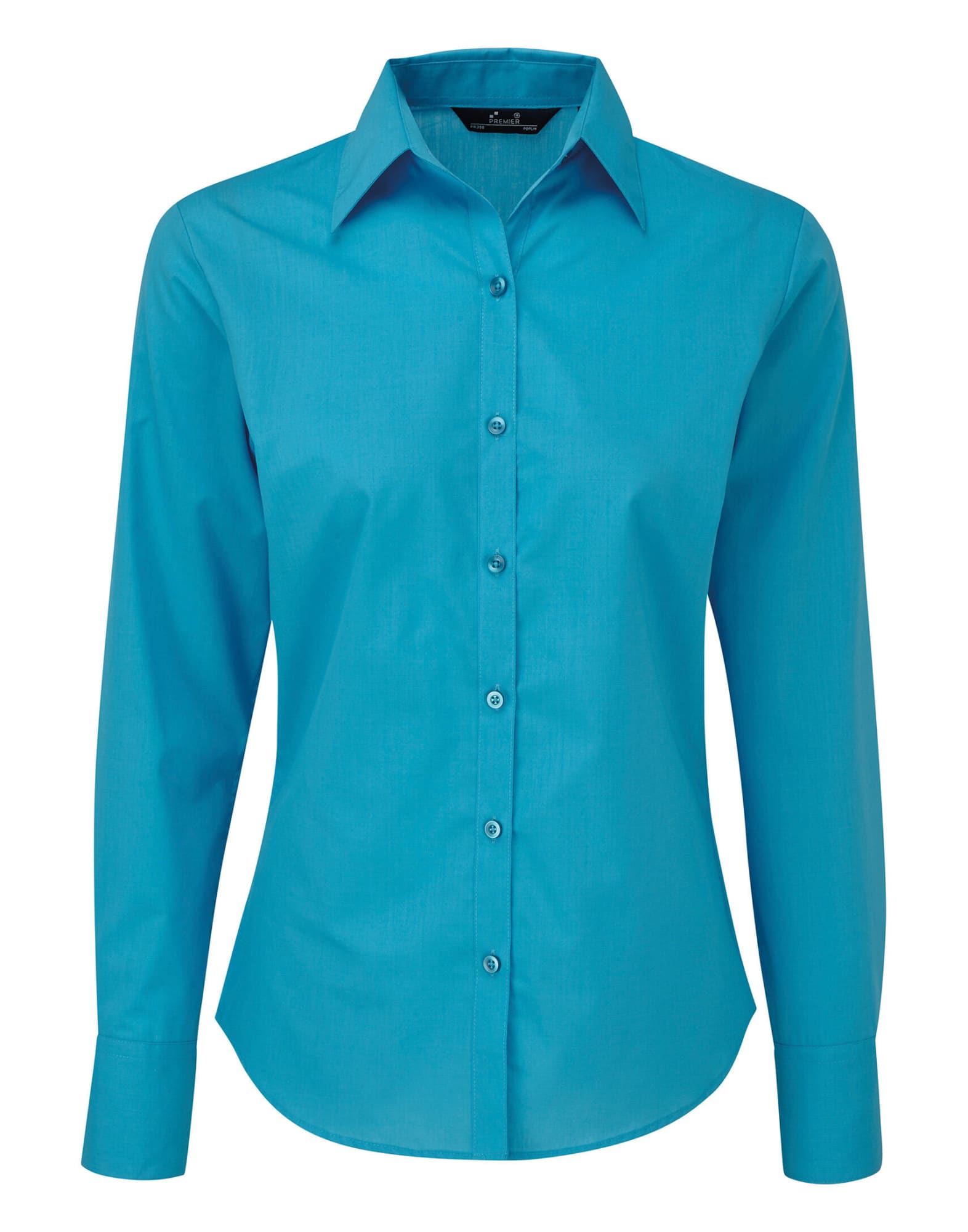 Womens Poplin L-S Blouse