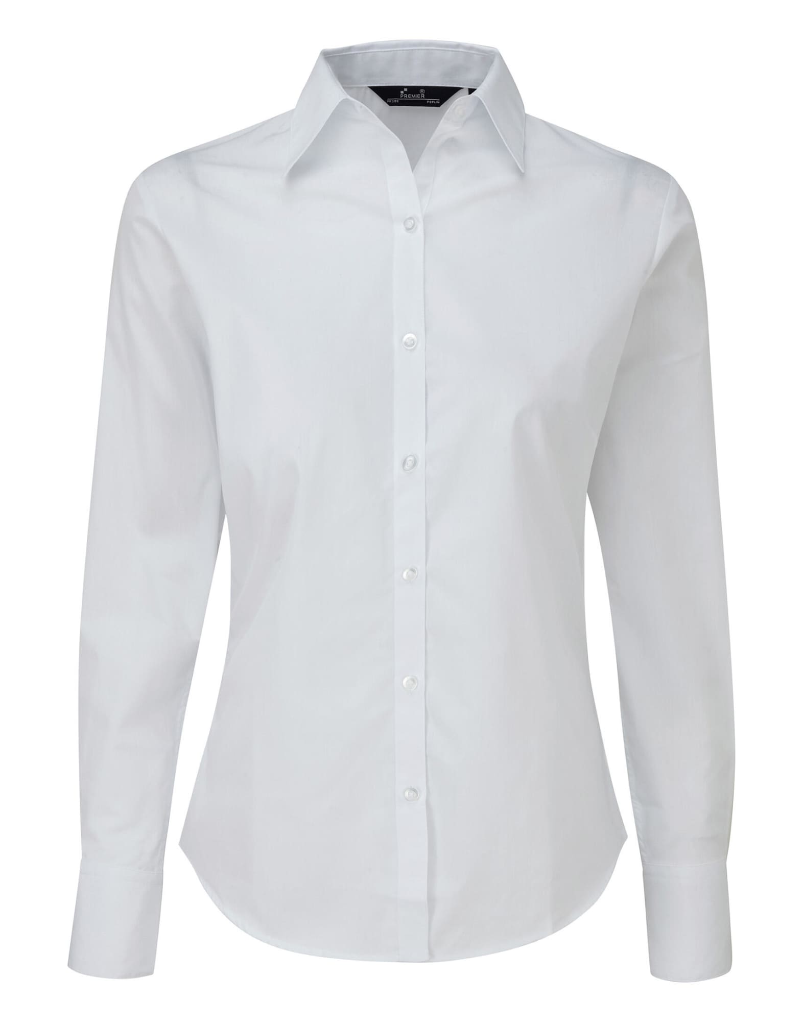 Womens Poplin L-S Blouse