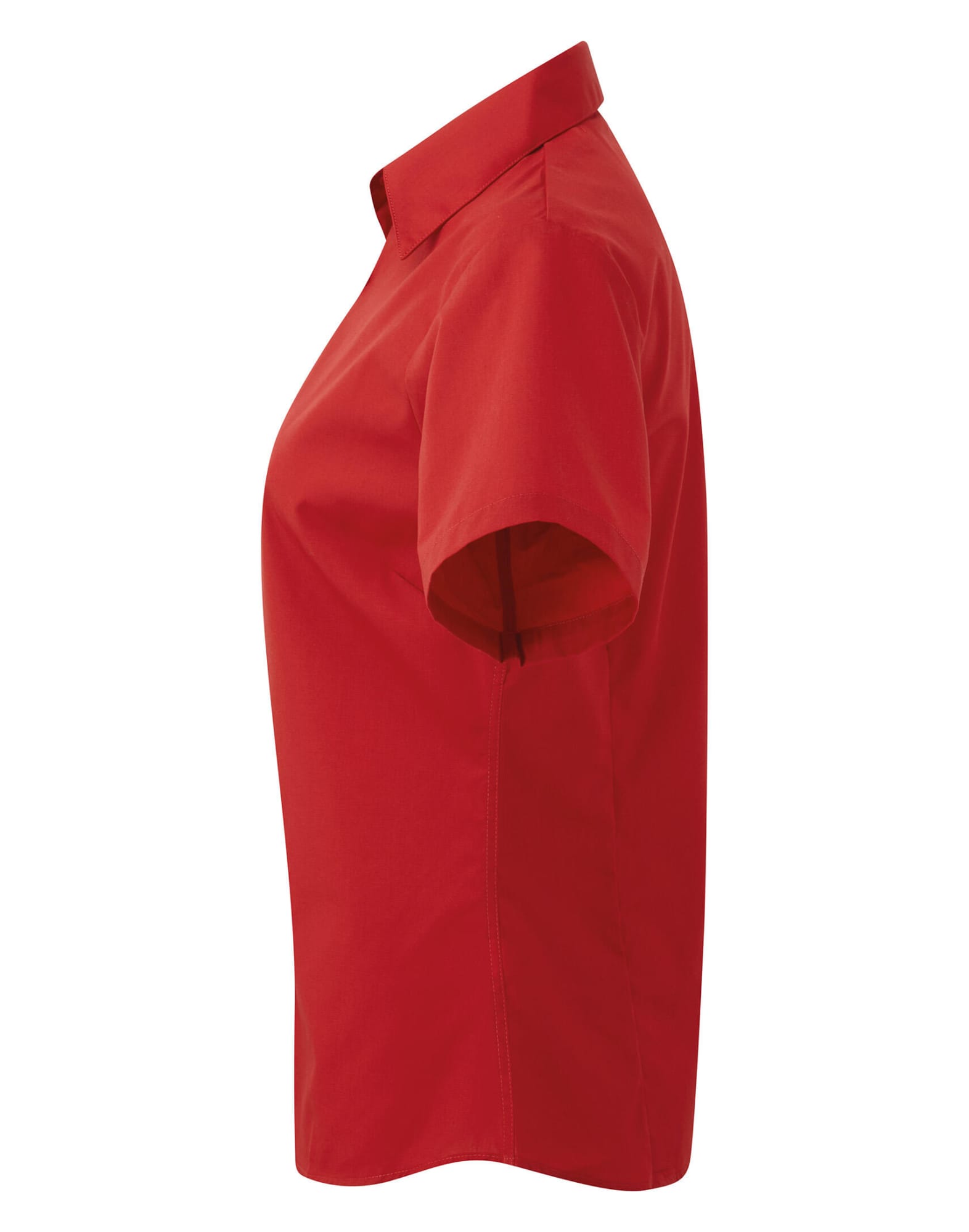 Womens S-S Poplin Blouse