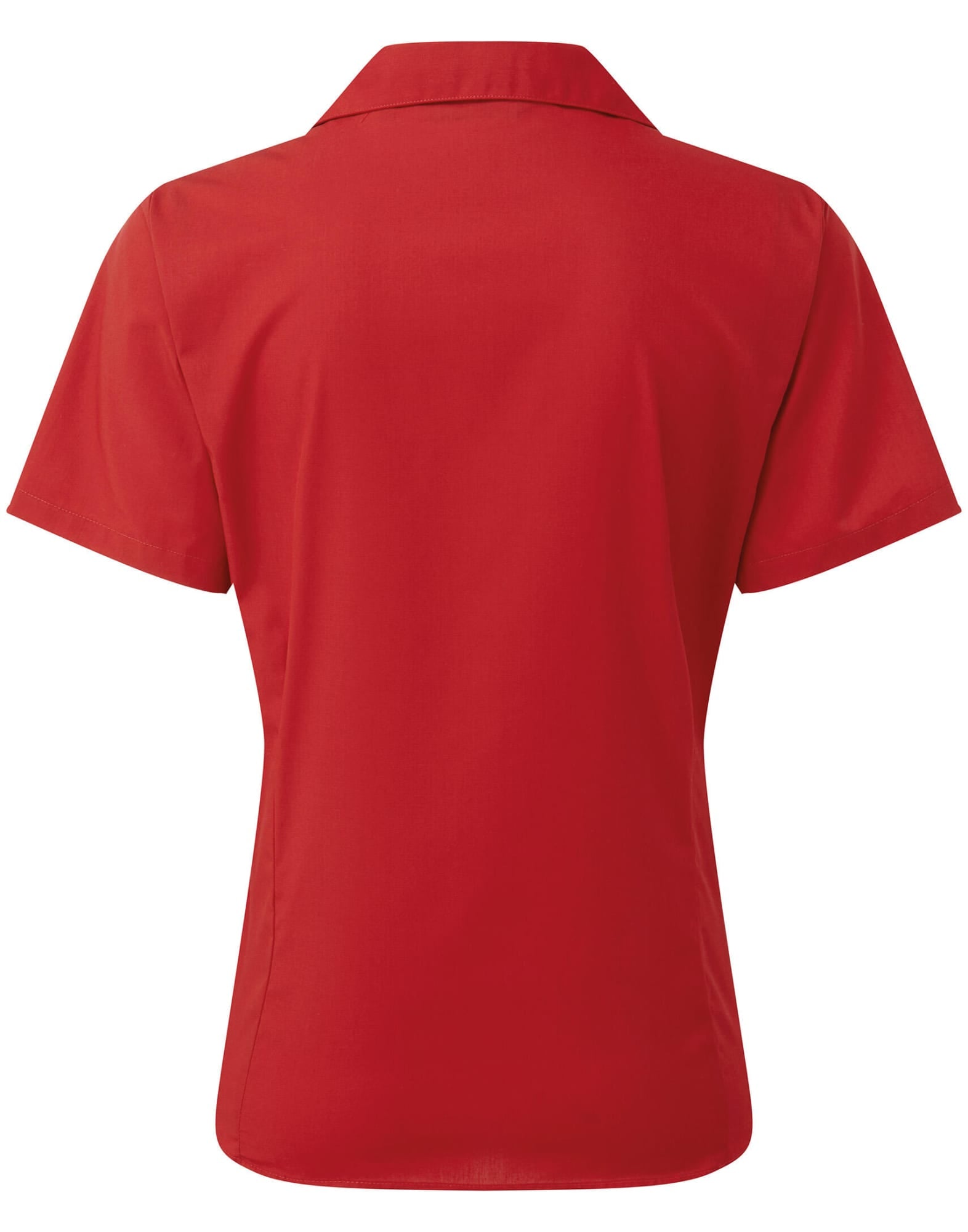 Womens S-S Poplin Blouse