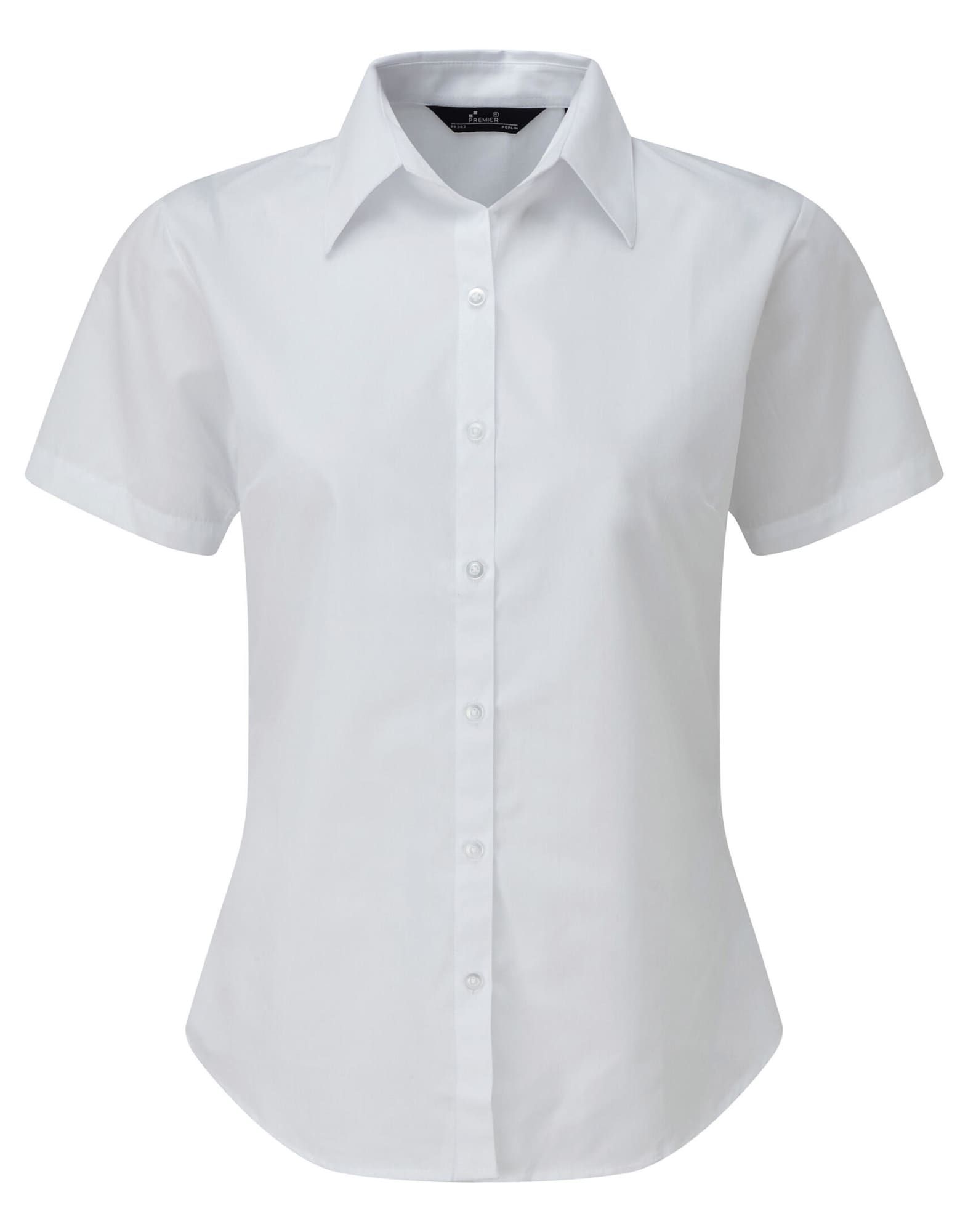 Womens S-S Poplin Blouse