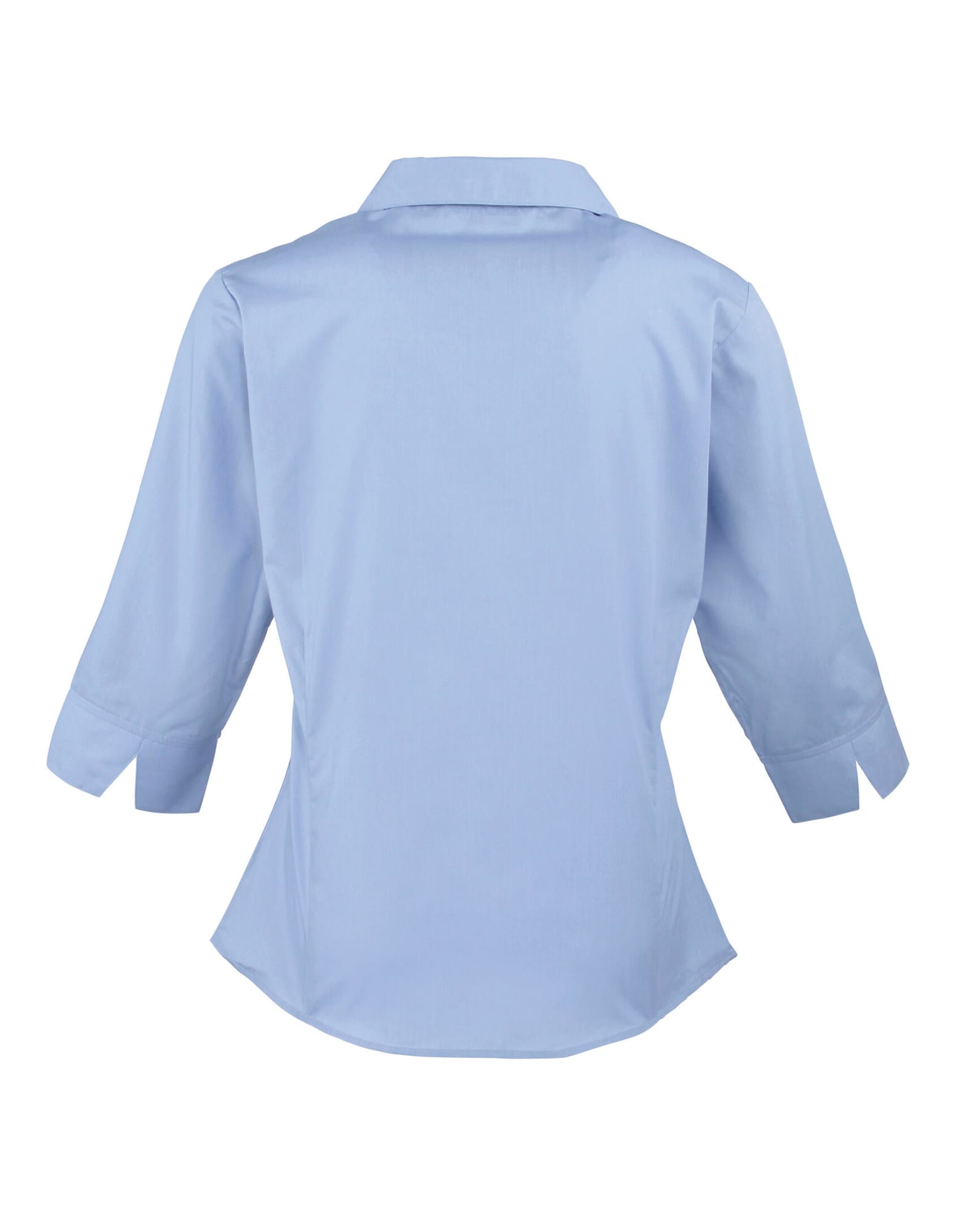 Womens 3/4 Sleeve Poplin Blouse