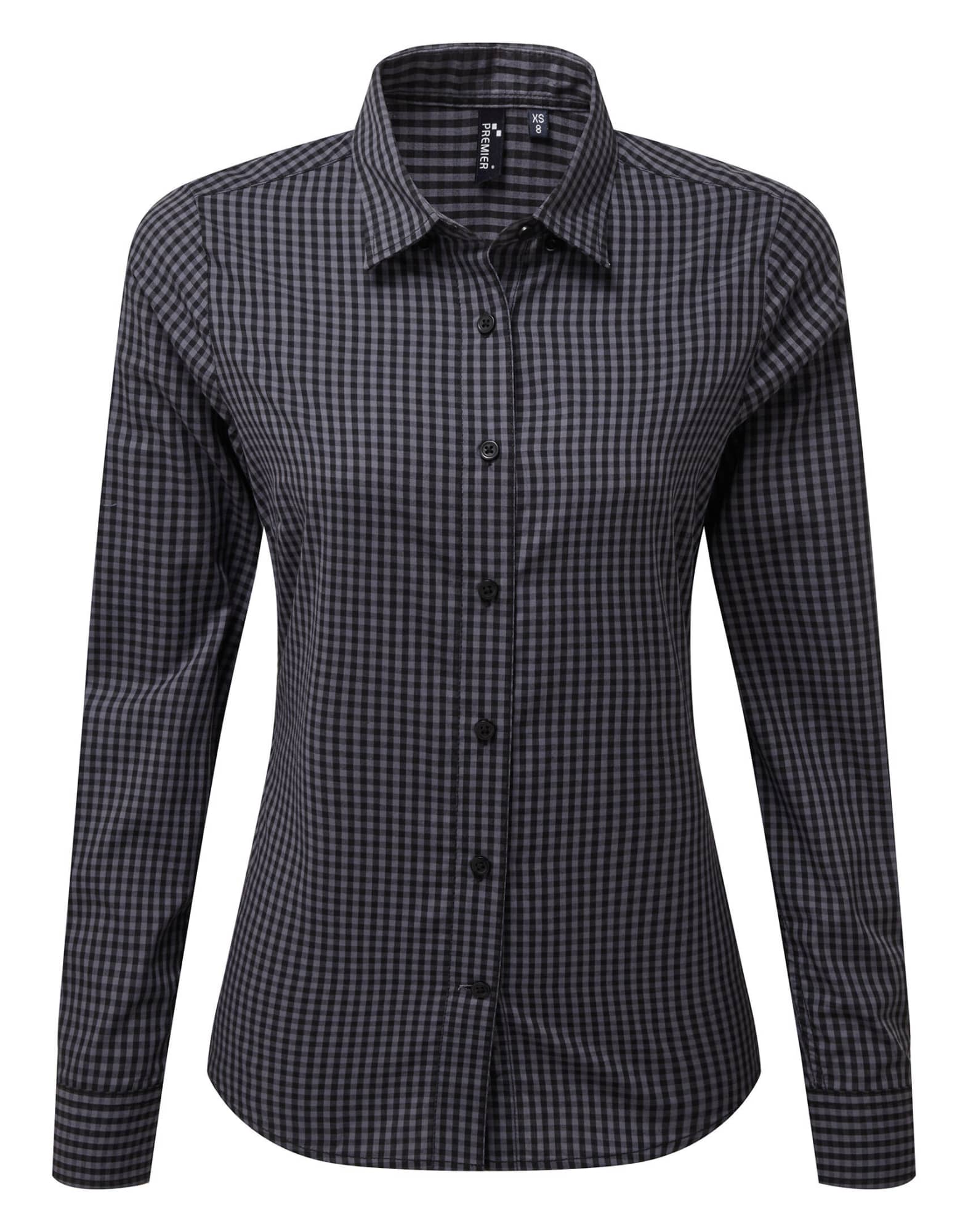Womens Maxton Check L-S Shirt