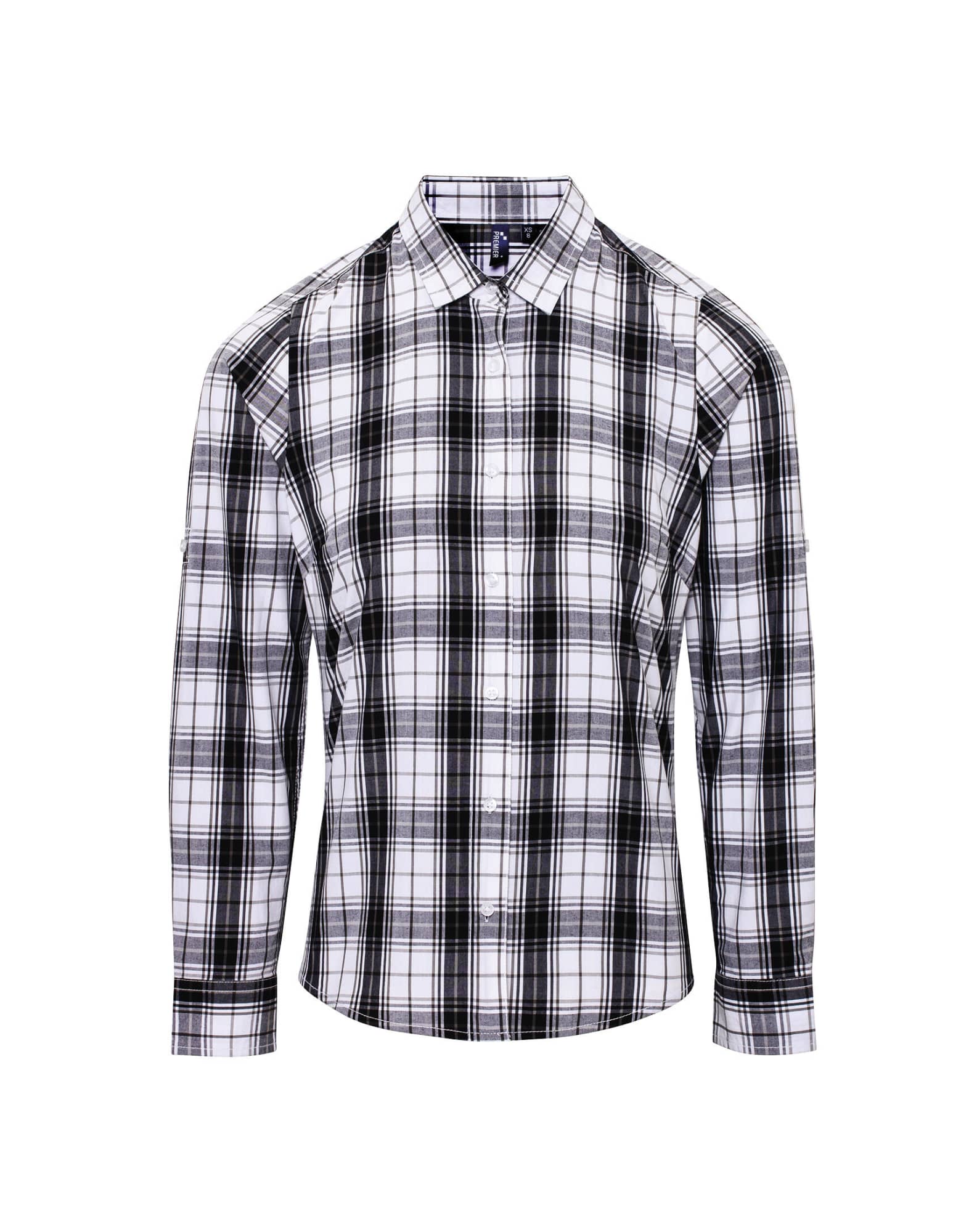 Womens Ginmill Check Cotton L-S Shirt