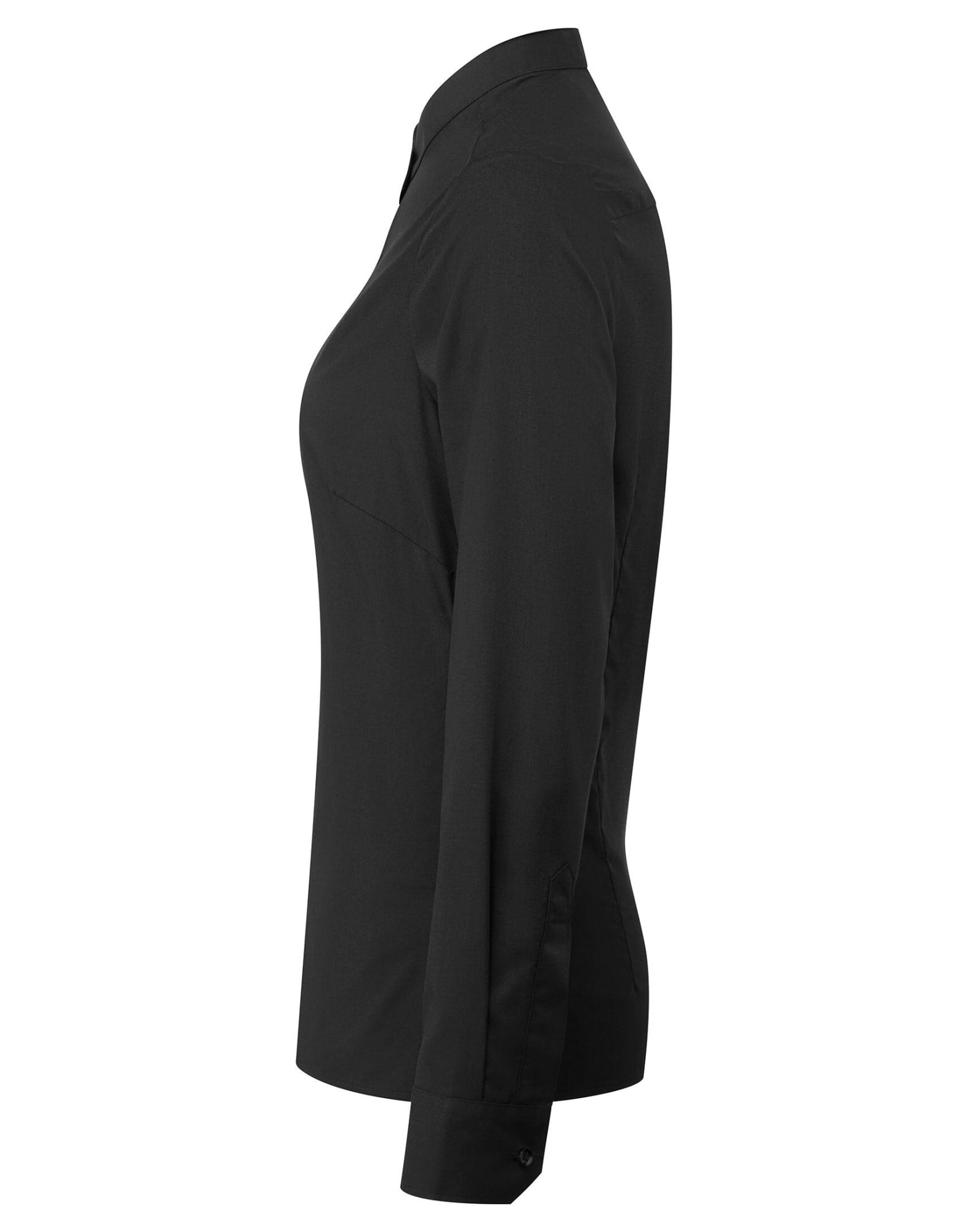 Womens Banded Collar Grandad Shirt