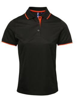 Womens Contrast Coolchecker Polo