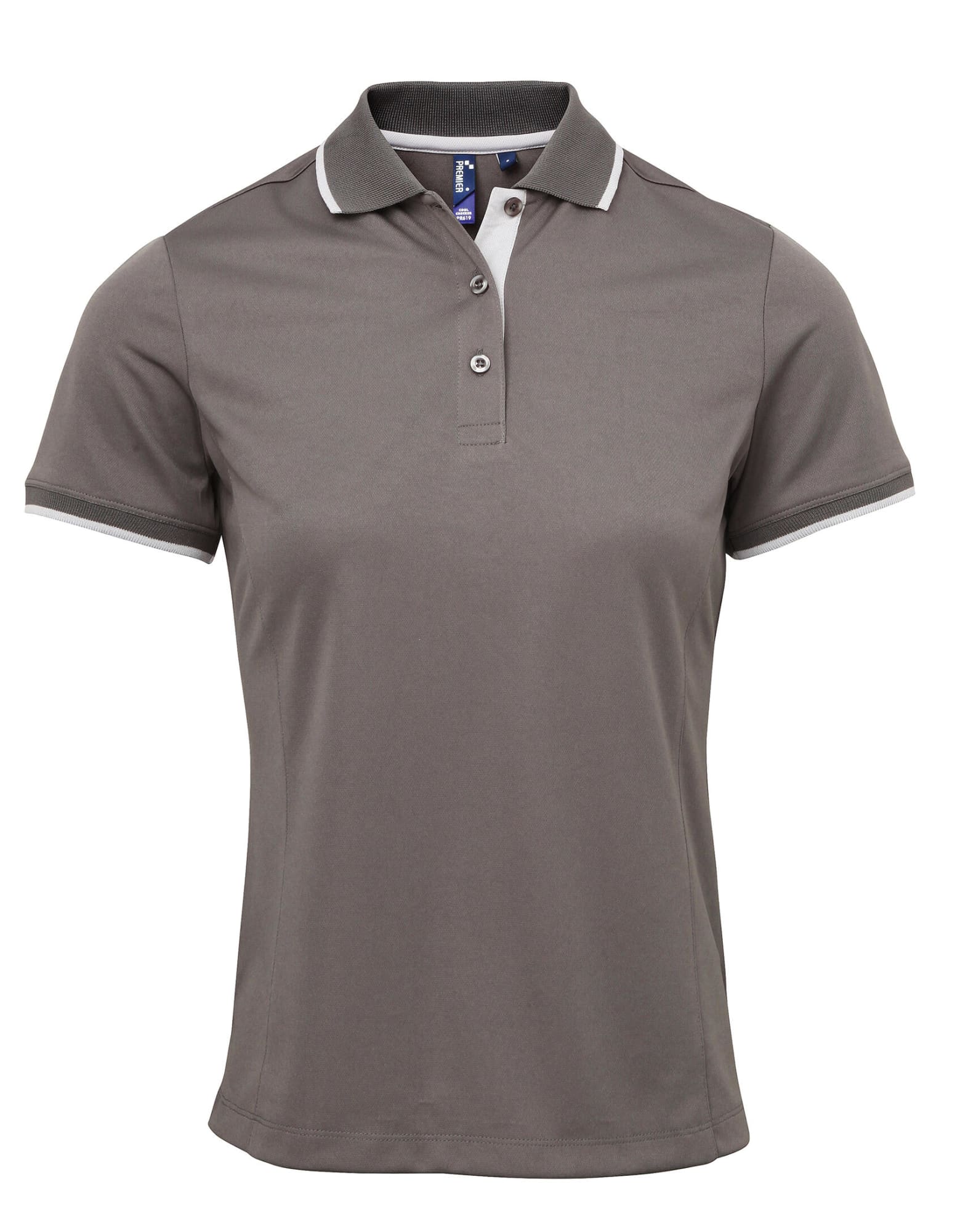 Womens Contrast Coolchecker Polo