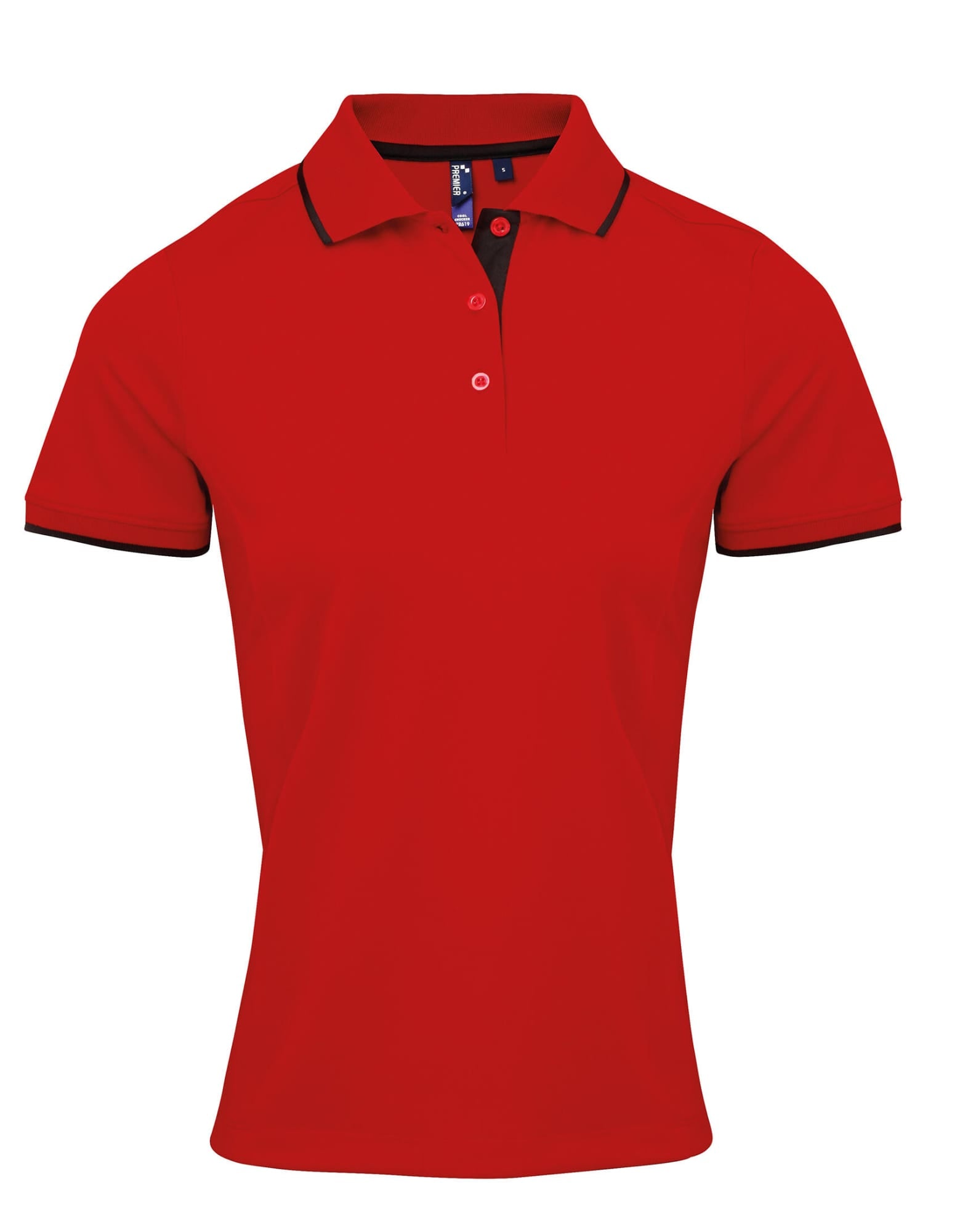 Womens Contrast Coolchecker Polo