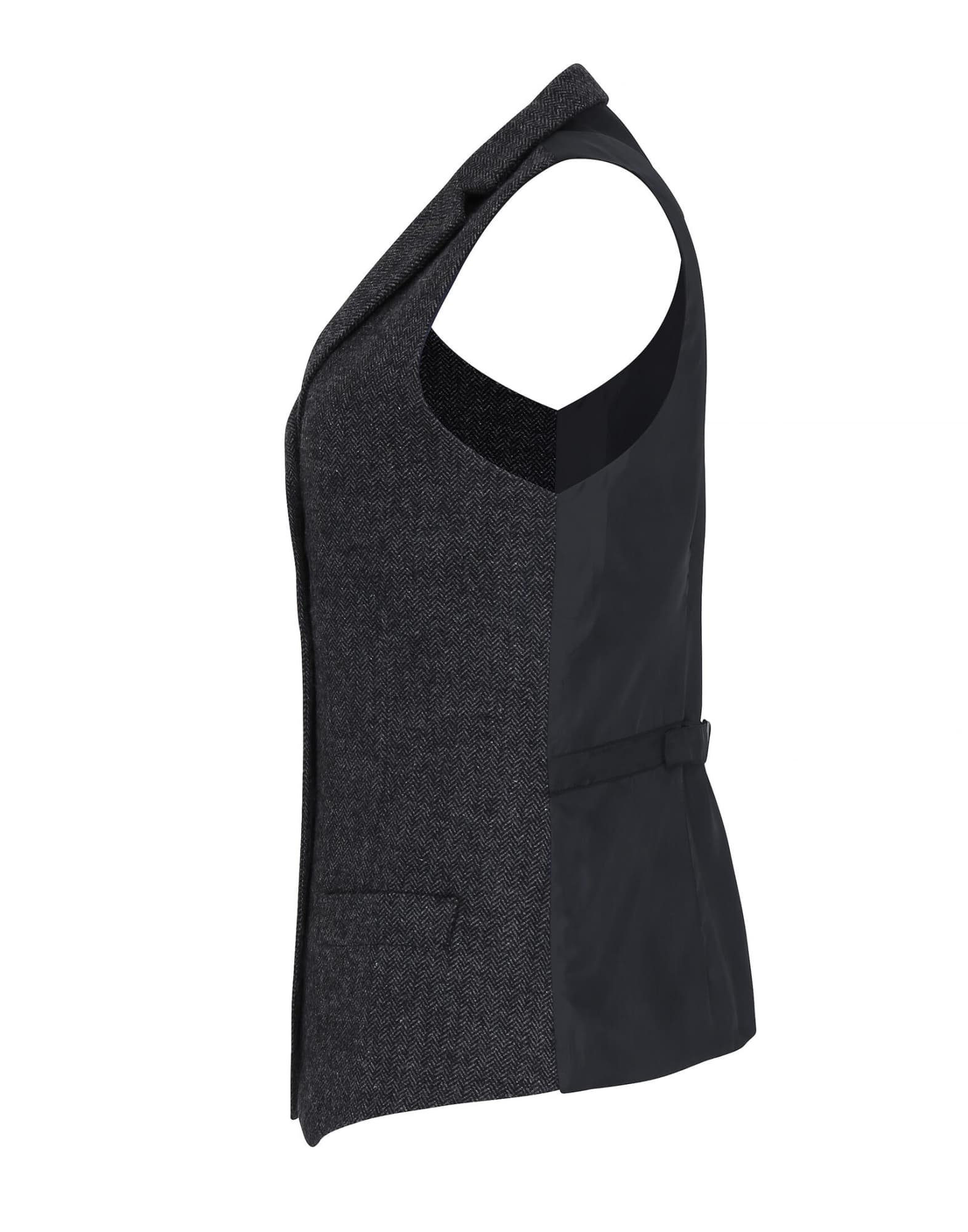 Womens Herringbone Waistcoat