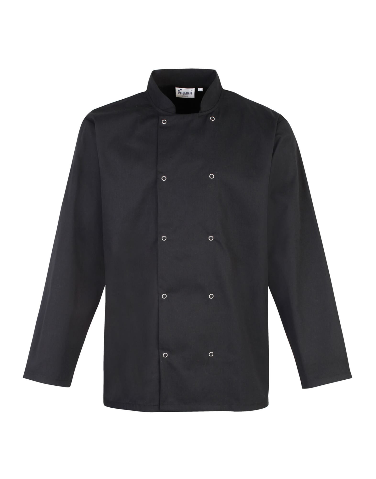 Studded Front L-S Chef's Jacket