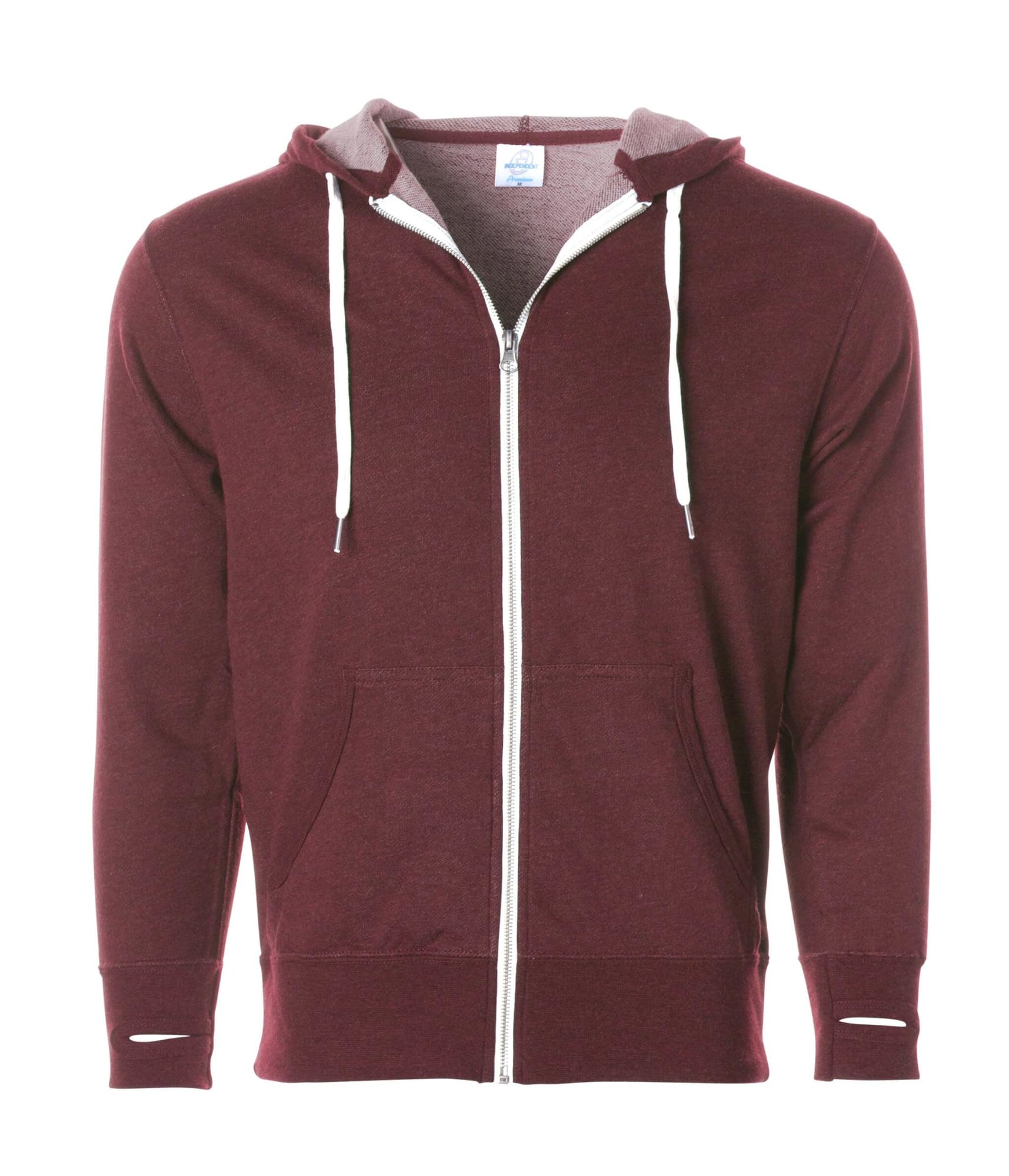 Unisex Heather Fitted Zip