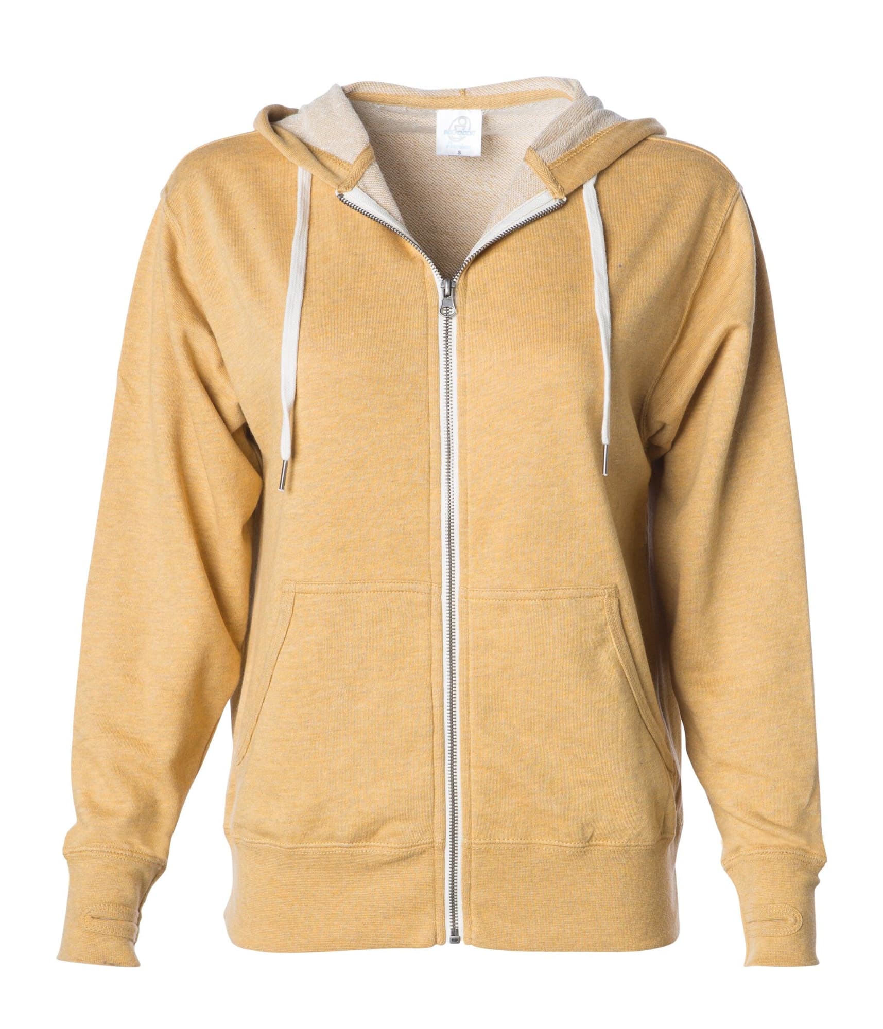 Unisex Heather Fitted Zip