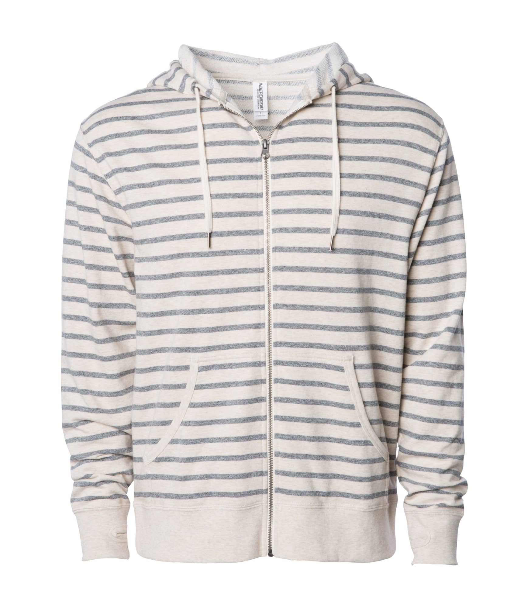 Unisex Heather Fitted Zip