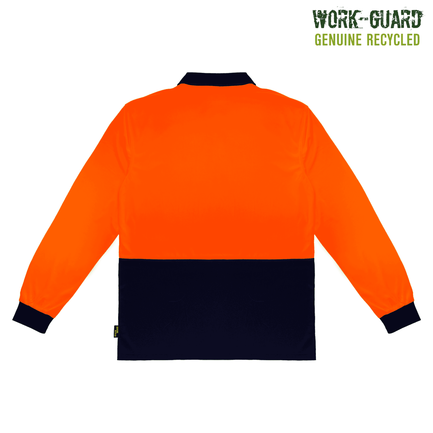 Work-Guard Recycled Hi Vis Longsleeve Polo