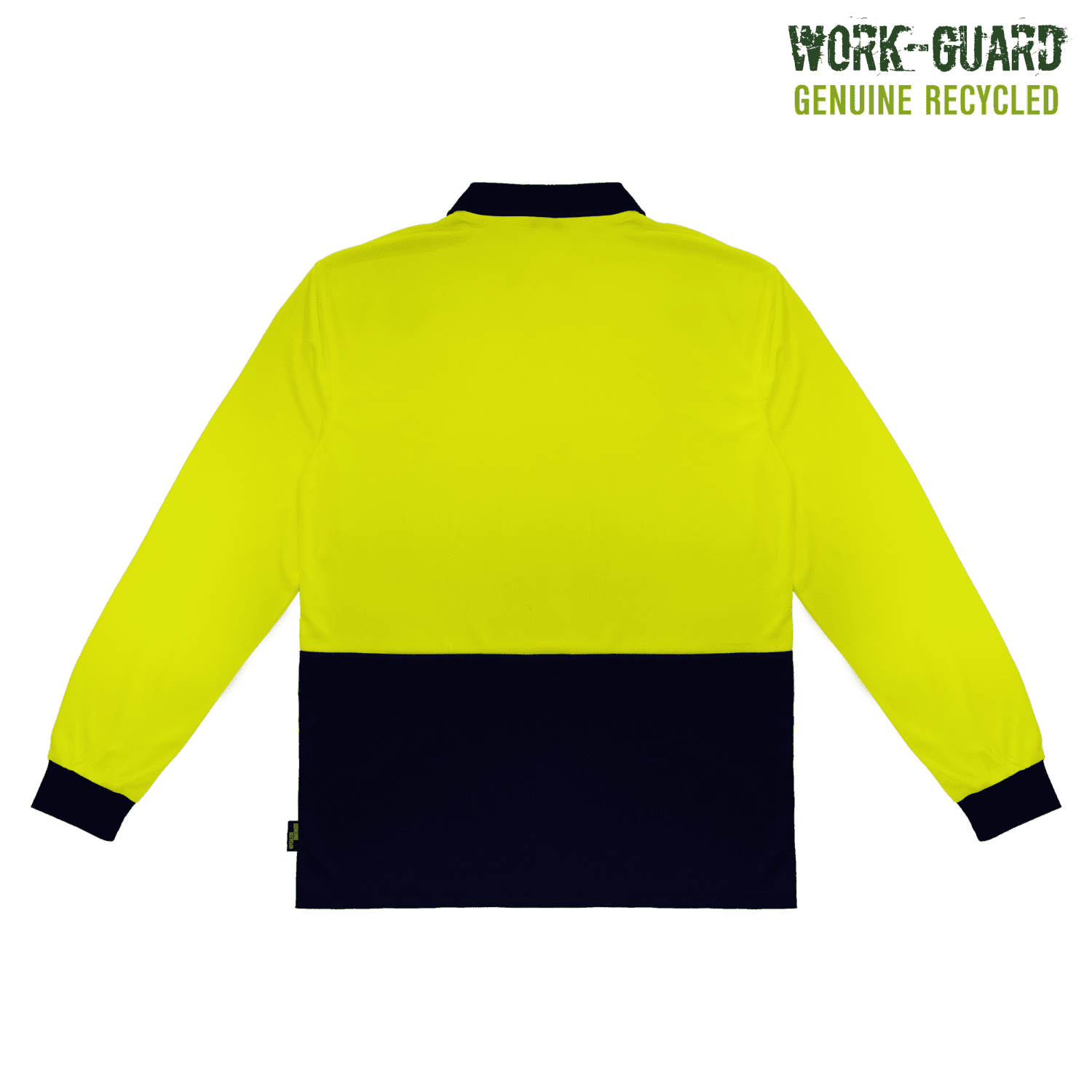 Work-Guard Recycled Hi Vis Longsleeve Polo