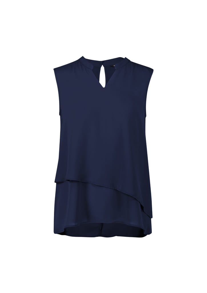 Womens Seville Sleeveless Layered Blouse