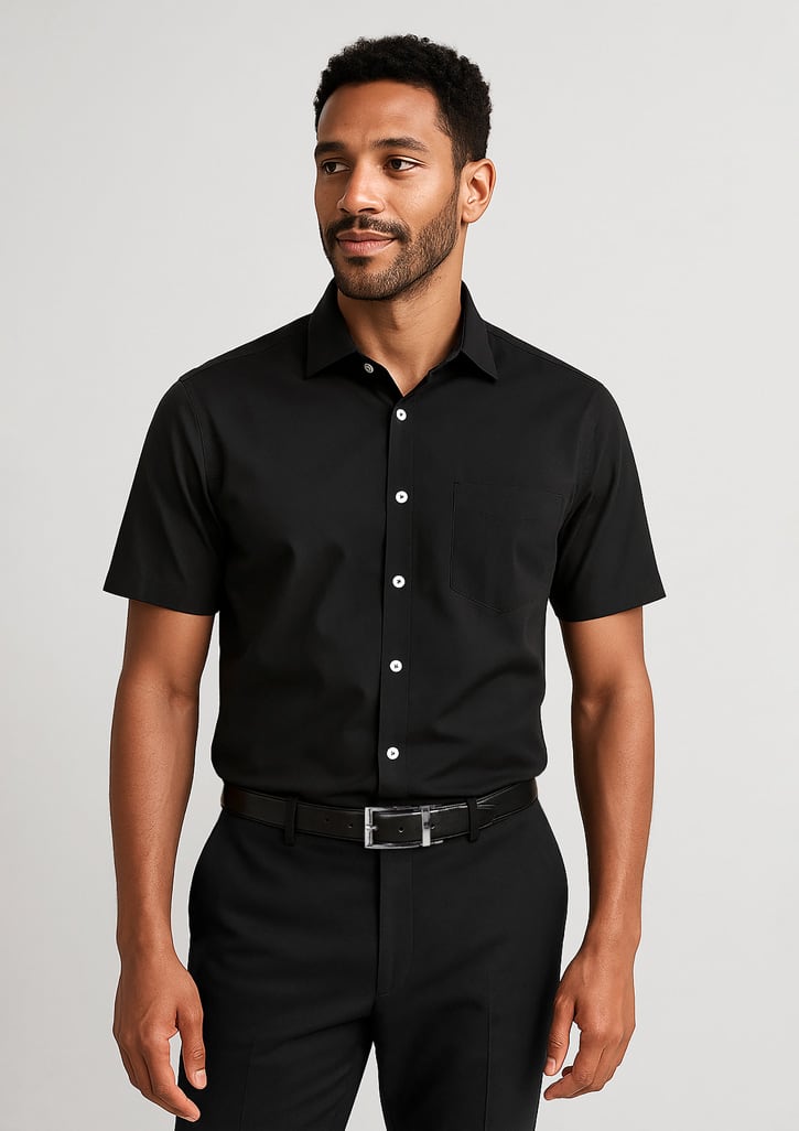 Mens Charlie Classic Fit Short Sleeve Shirt