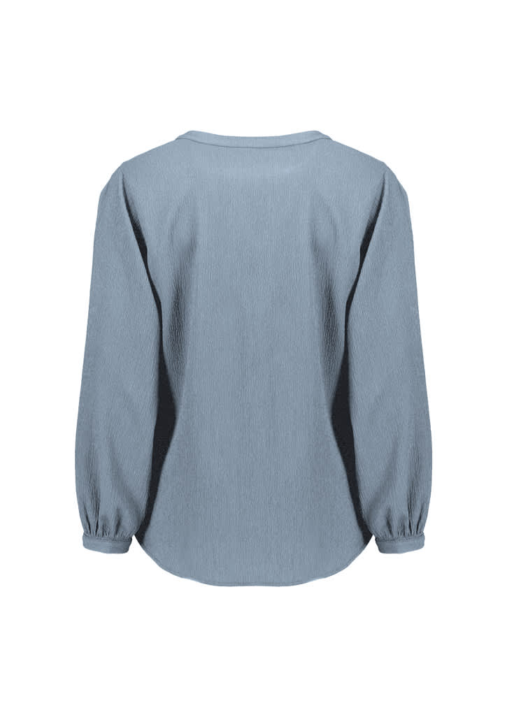 Womens Ruche Long Sleeve Blouse