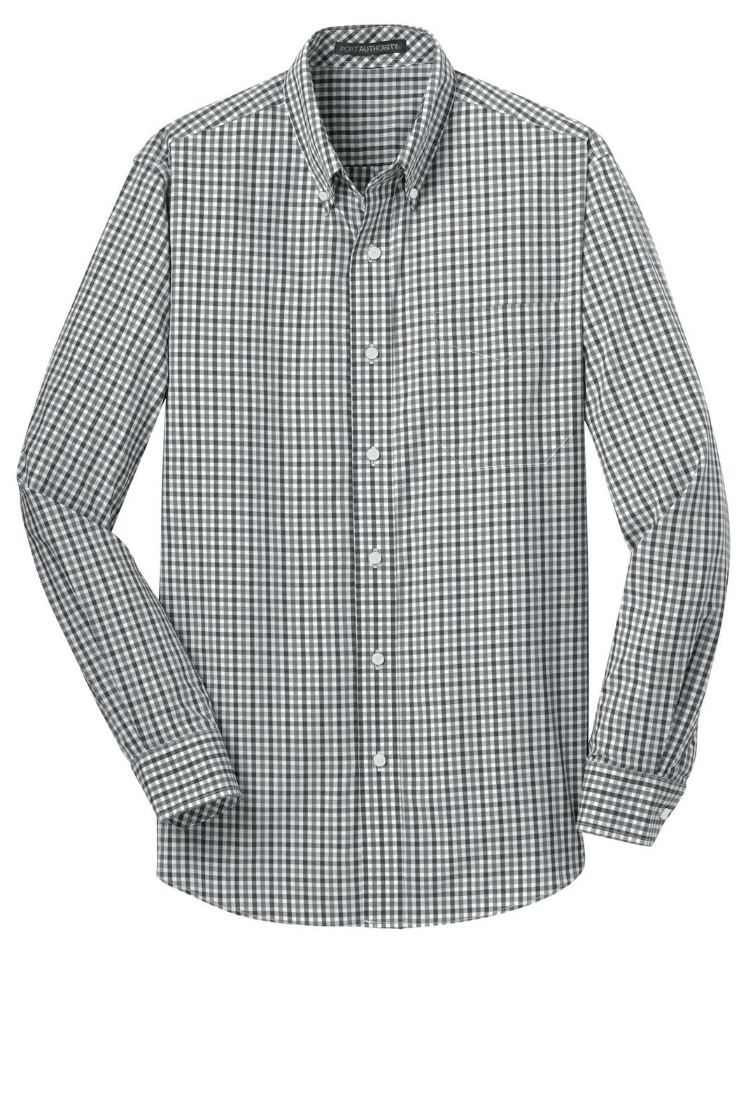 Port Authority Long Sleeve Gingham Easy Care Shirt