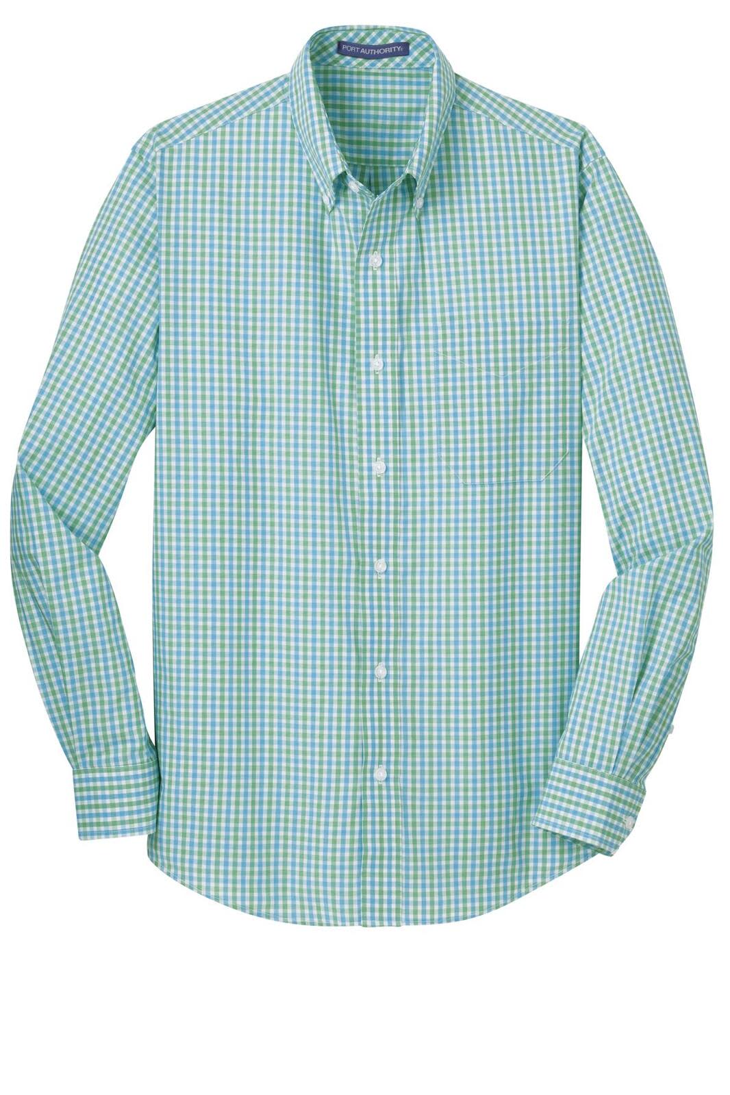 Port Authority Long Sleeve Gingham Easy Care Shirt