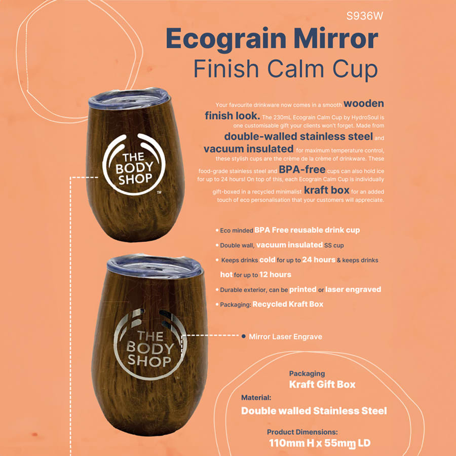 Ecograin Mirror Finish 230mL Calm Cup
