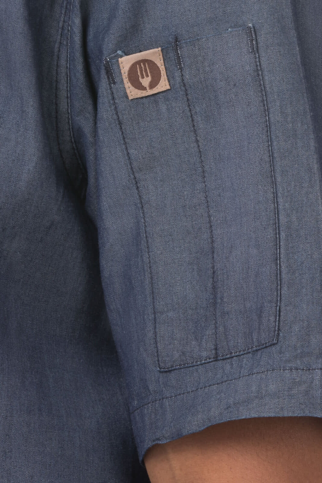 Detroit Men's Short Sleeve Denim Shirt