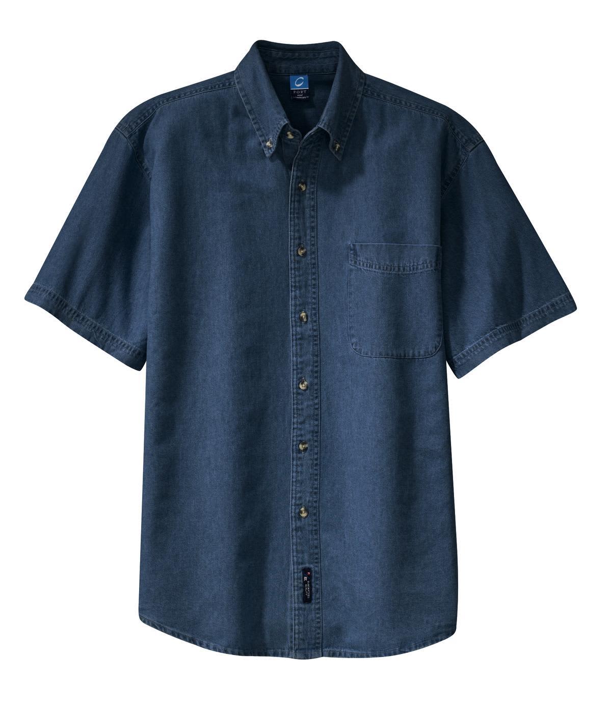 Port & Company - Short Sleeve Value Denim Shirt