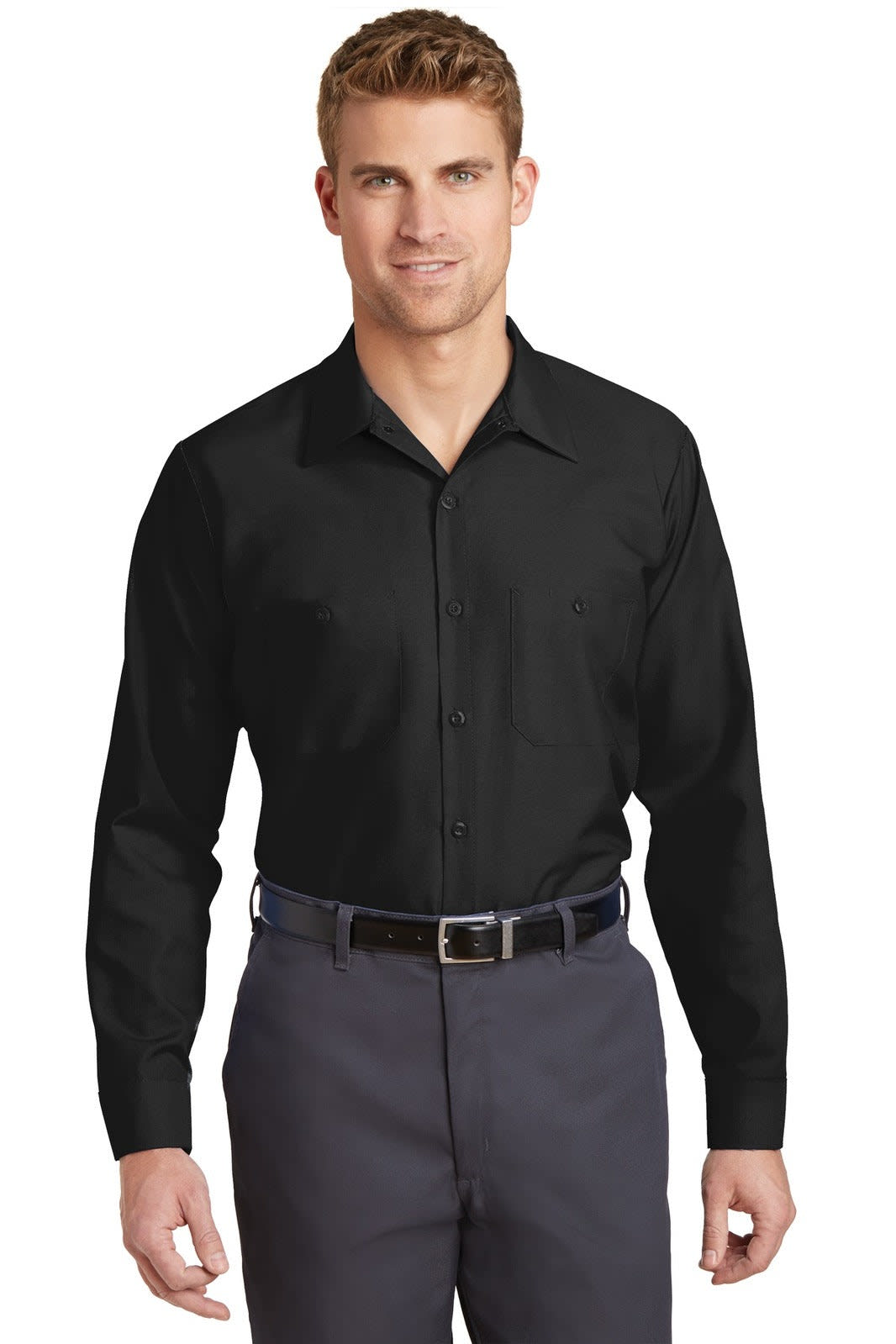 Red Kap - Long Sleeve Industrial Work Shirt