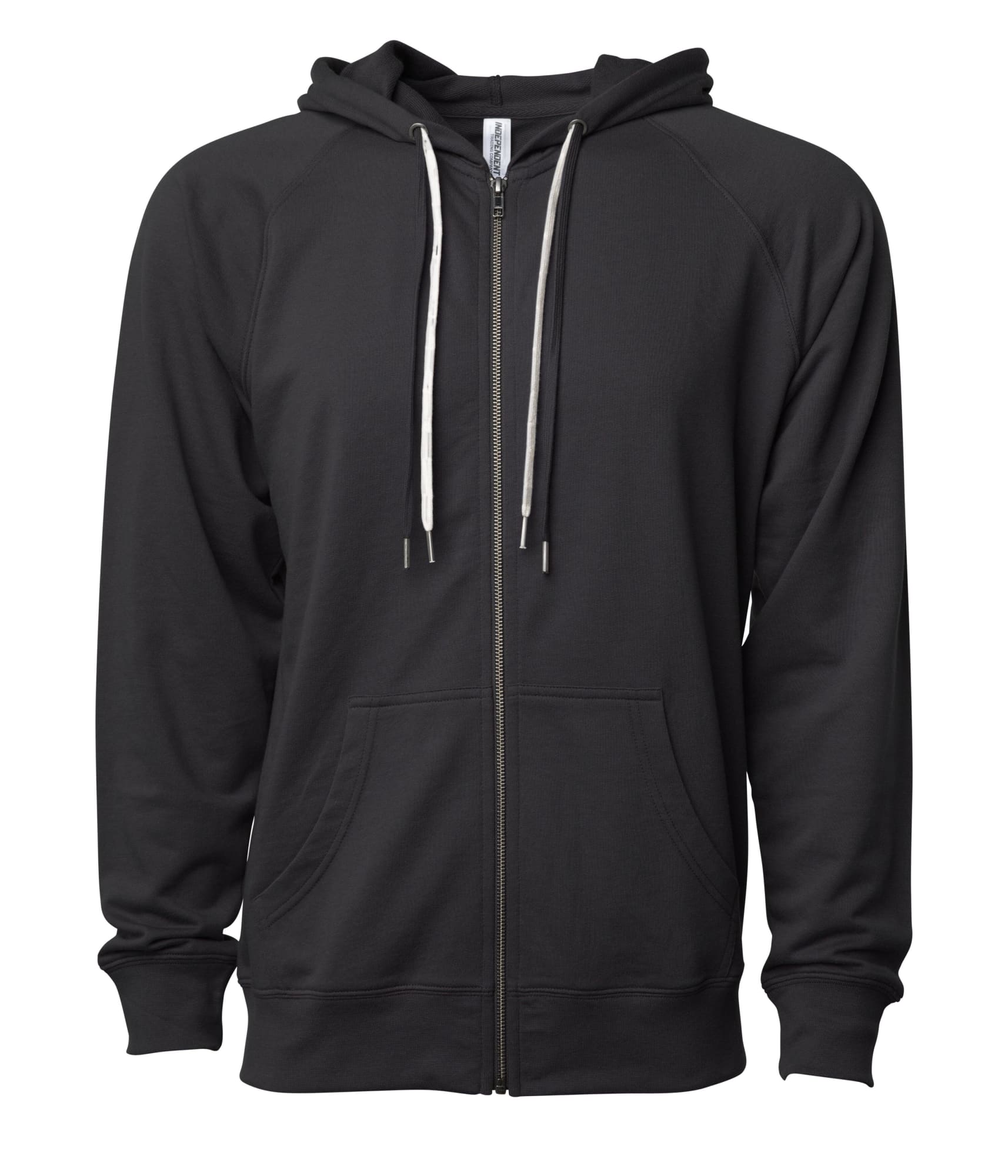 Unisex Lightweight Loopback Terry Zip