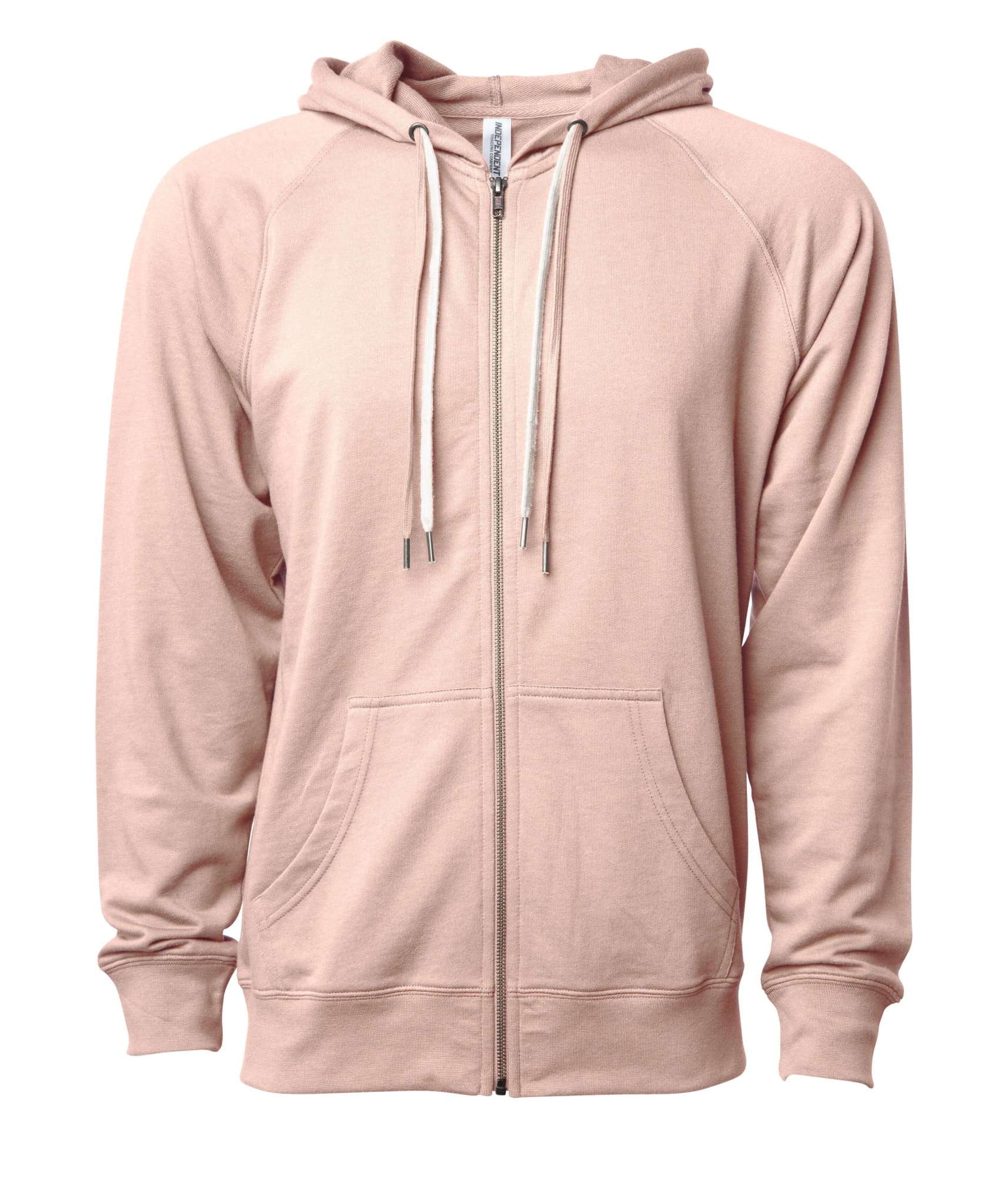 Unisex Lightweight Loopback Terry Zip