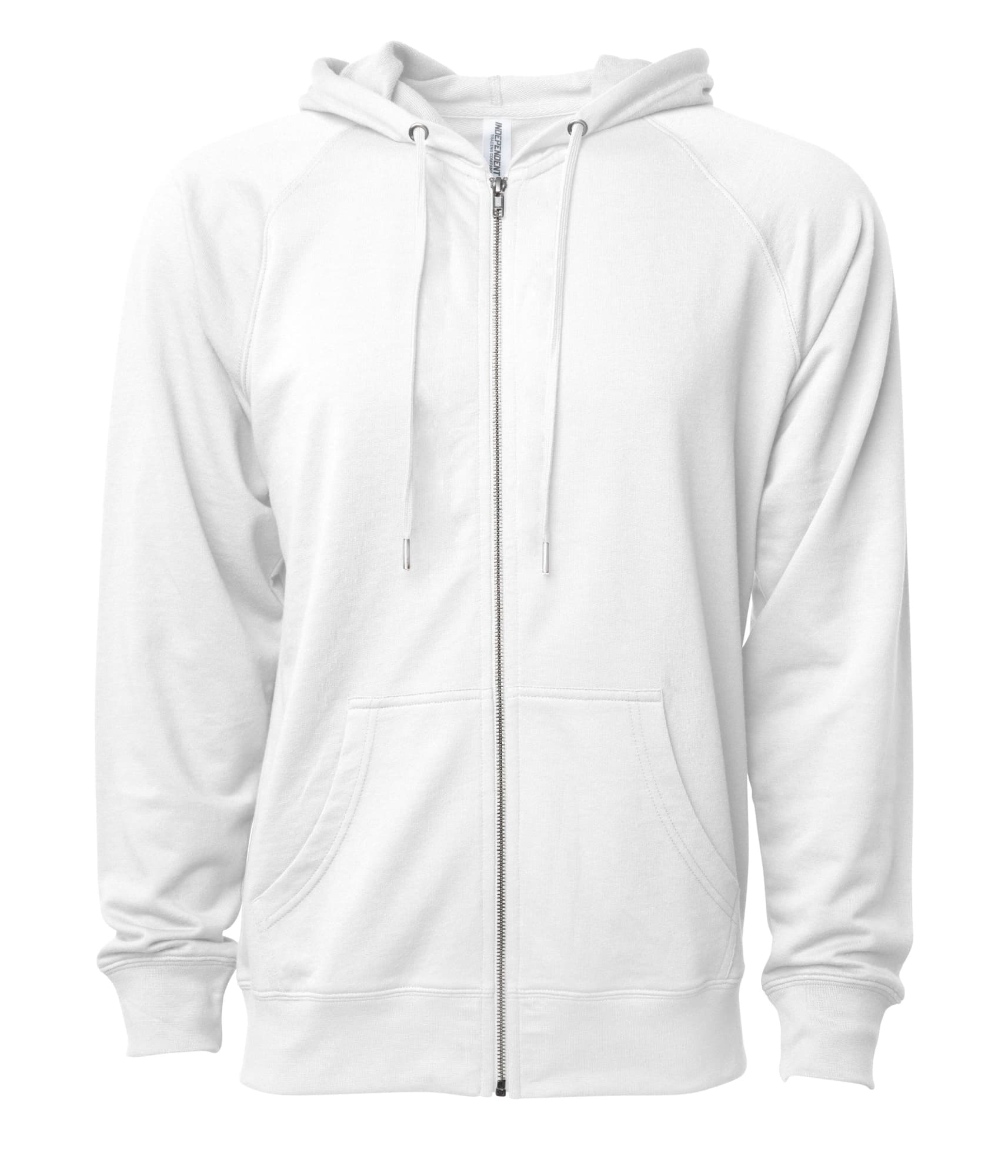 Unisex Lightweight Loopback Terry Zip