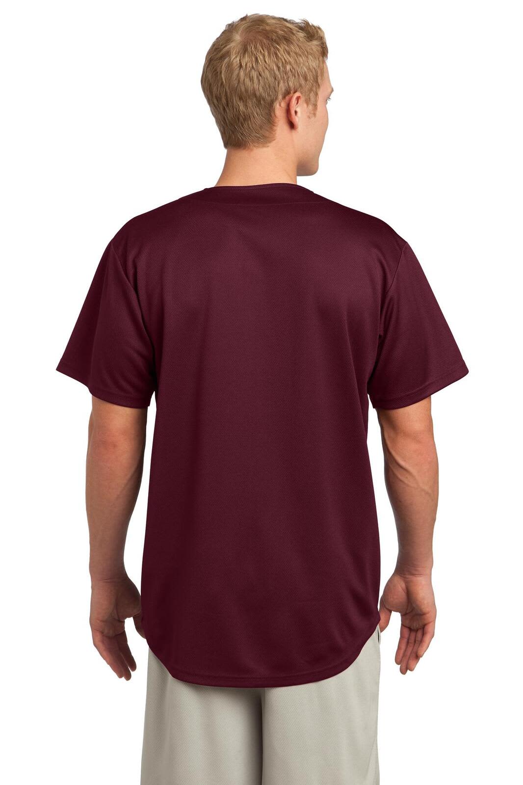 Sport-Tek PosiCharge Tough Mesh Full-Button Jersey