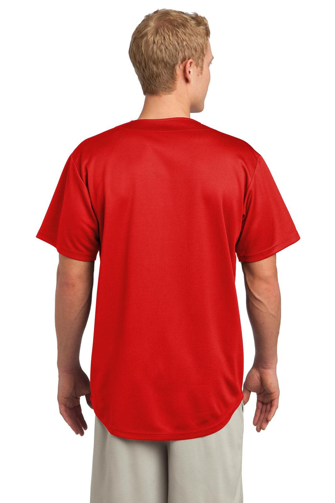 Sport-Tek PosiCharge Tough Mesh Full-Button Jersey