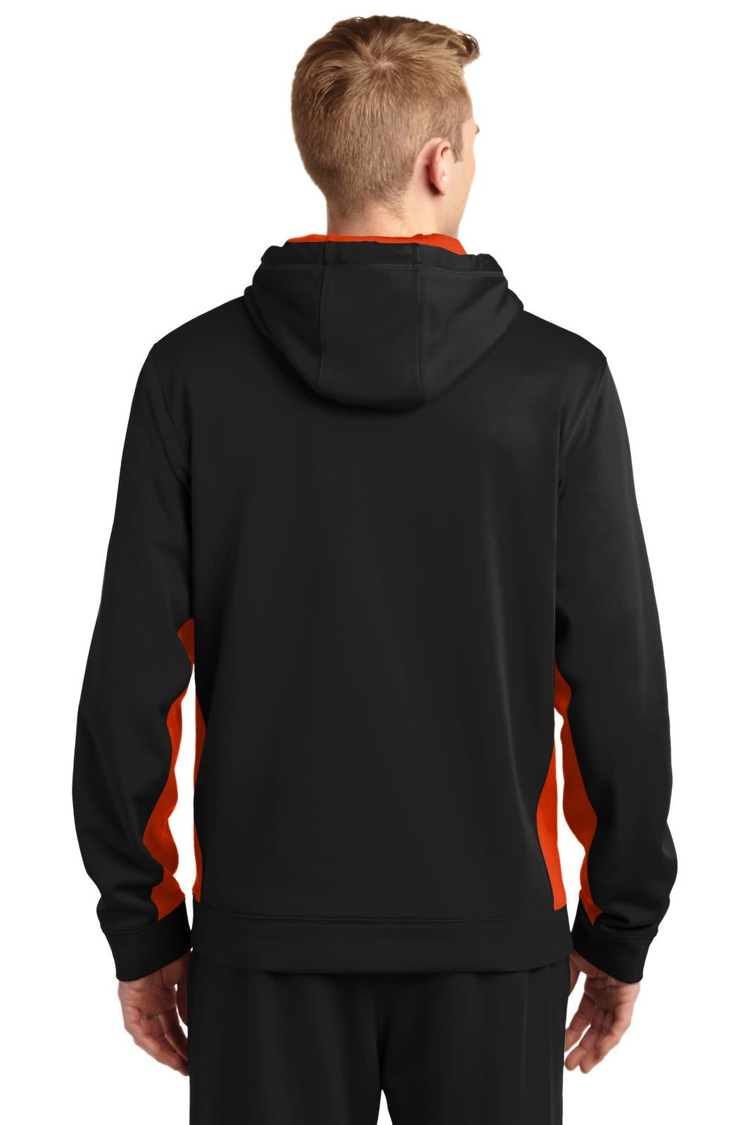 Sport-Tek Sport-Wick Fleece Colorblock Hooded Pullover