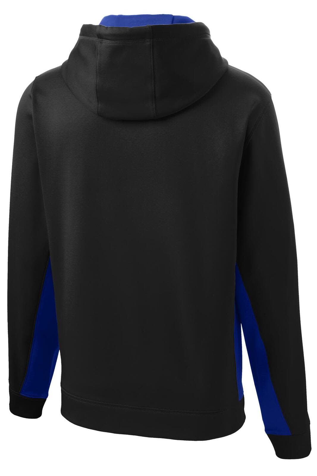 Sport-Tek Sport-Wick Fleece Colorblock Hooded Pullover